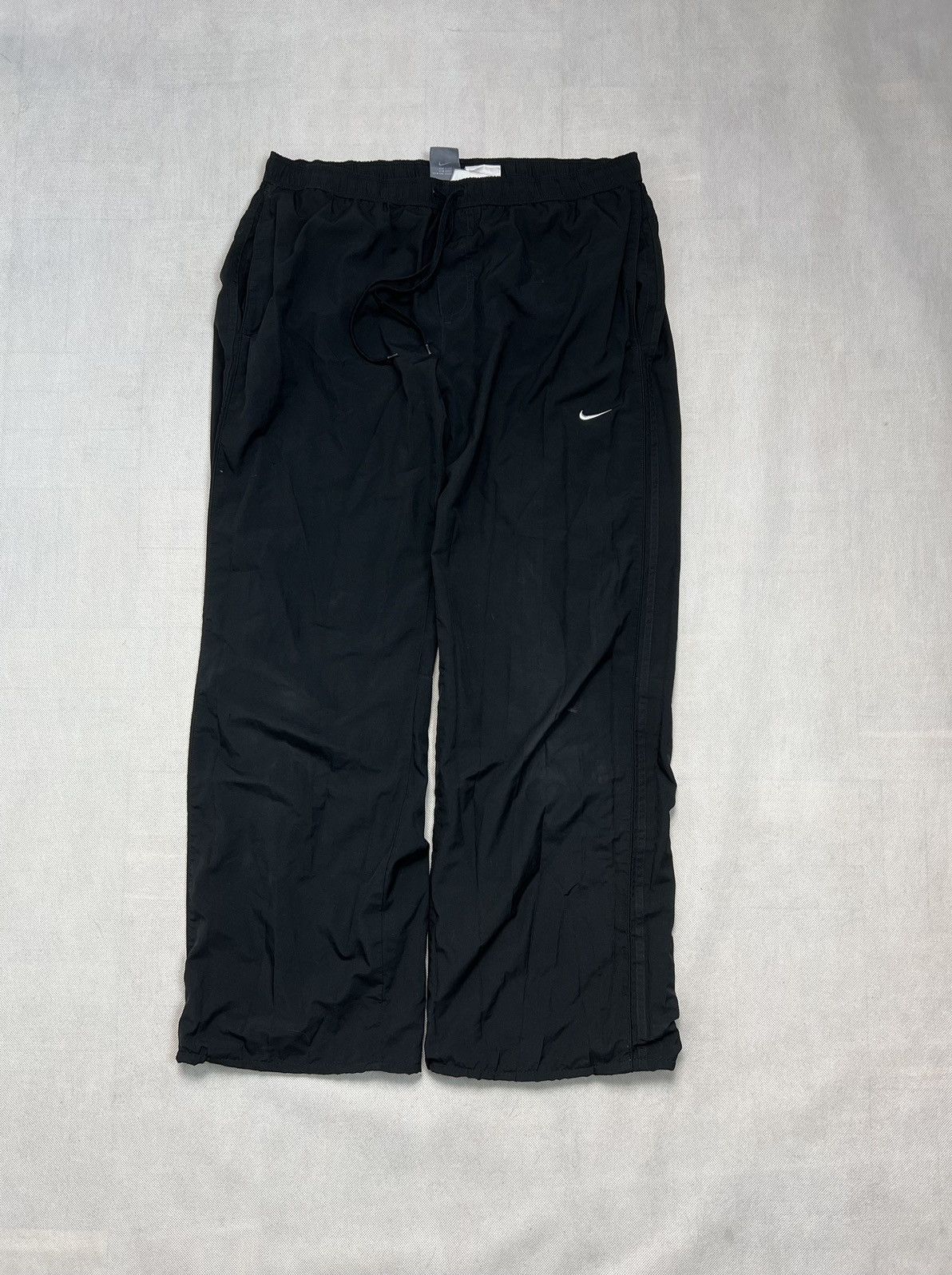 Nike × Vintage Baggy Pants Nike small logo vintage y2k 00's black Size US 32 / EU 48 - 2 Thumbnail
