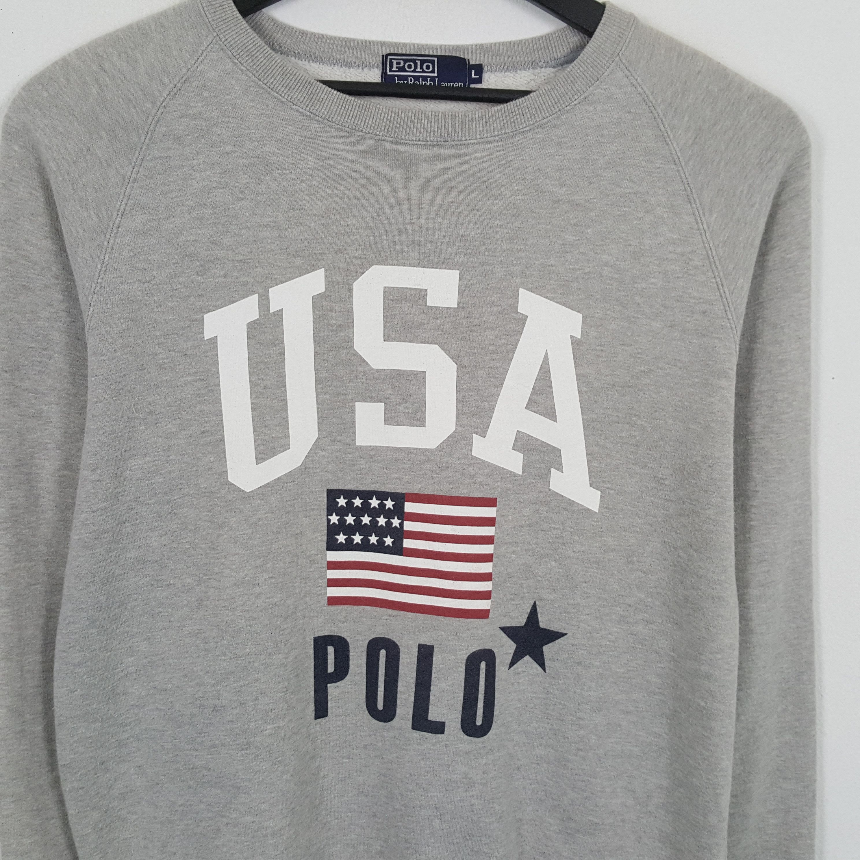 Polo Ralph Lauren × Vintage POLO by RALPH LAUREN USA Design Sweatshirt Size US M / EU 48-50 / 2 - 2 Thumbnail