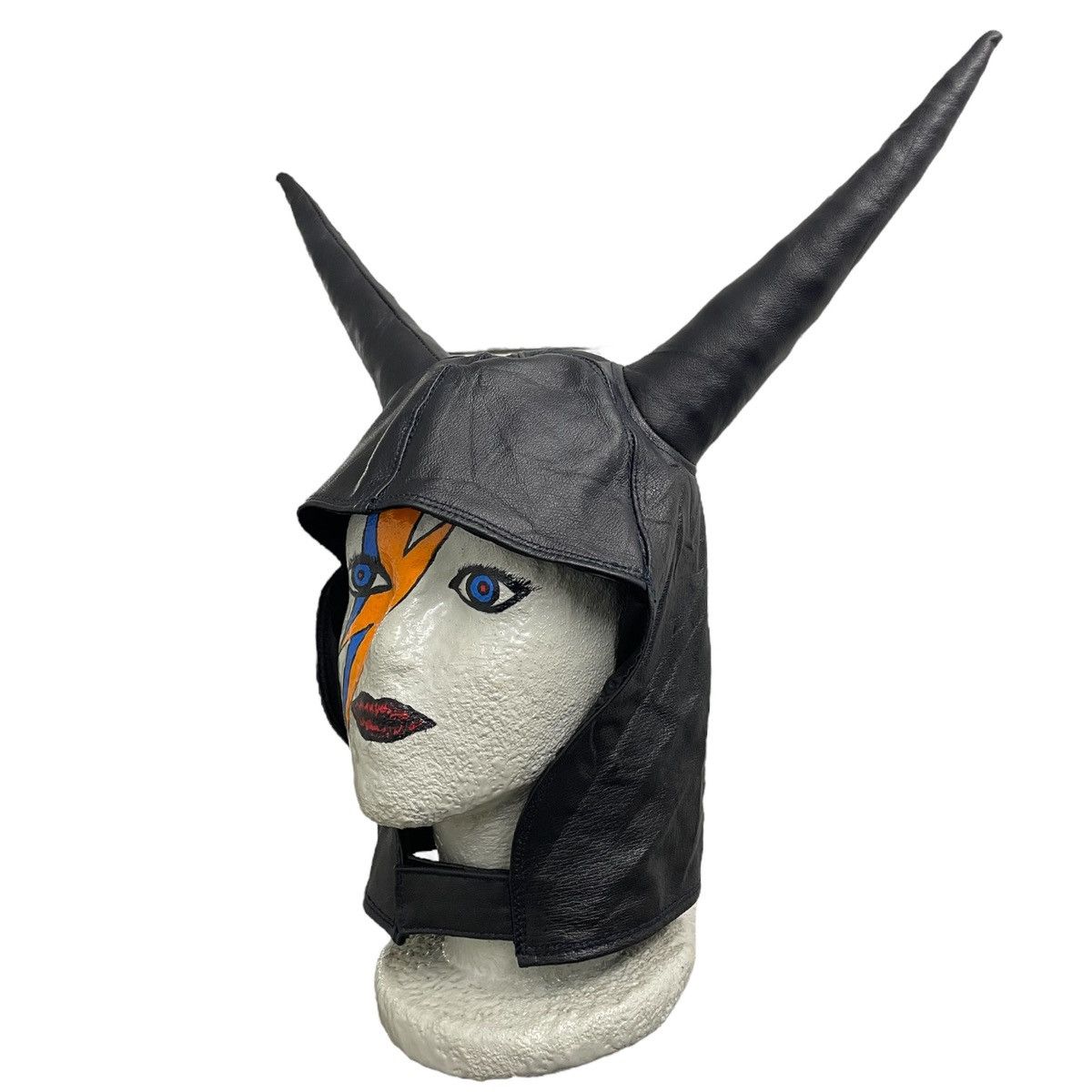 Handmade Devil Horns Hat (Playboi Carti hat, Ecco2k’s style) Size ONE SIZE - 2 Thumbnail