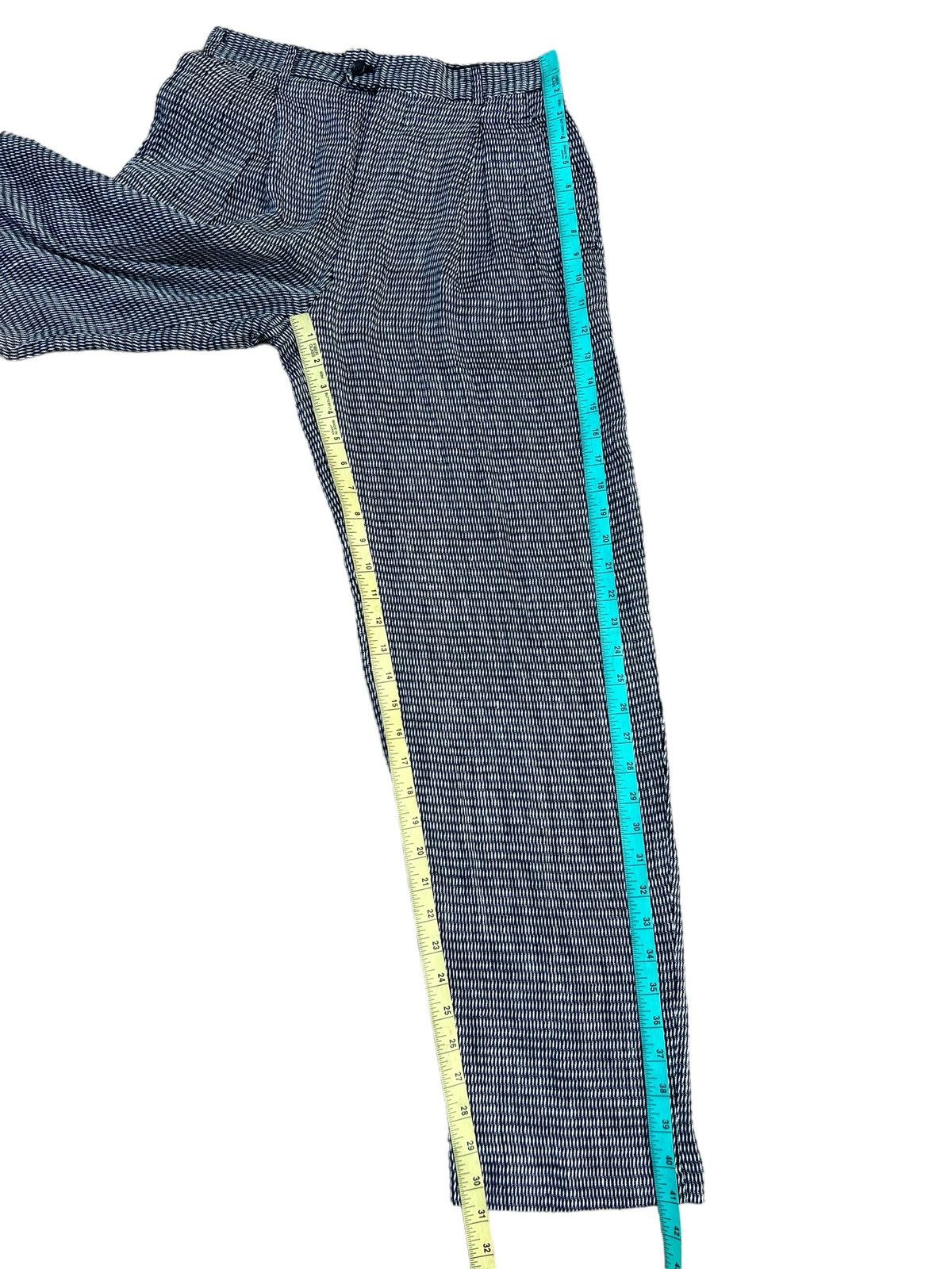 Comme des Garcons Homme Vintage 90s CDGH 100% Linen Psychedelic Trouser Pant Size US 28 / EU 44 - 5 Thumbnail