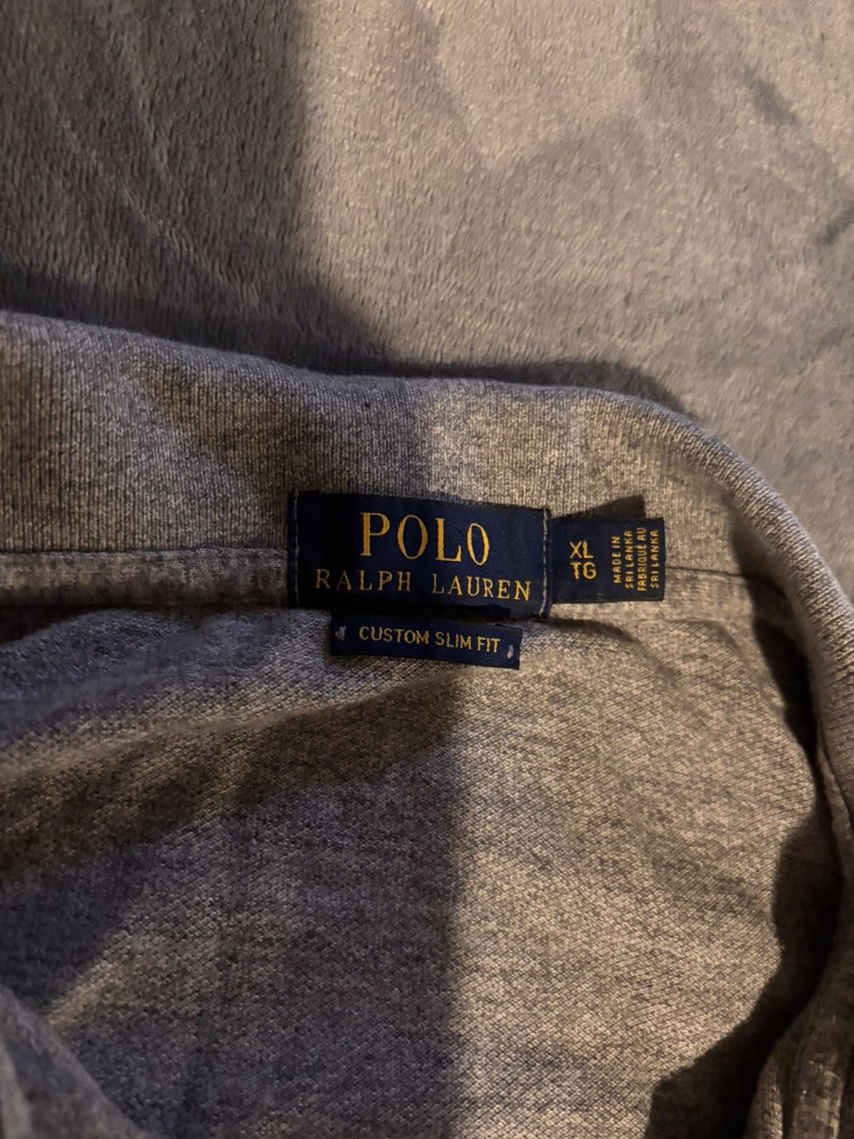 Polo Ralph Lauren Polo Ralph Lauren - Grey Chief Keef Polo Size US XL / EU 56 / 4 - 6 Thumbnail