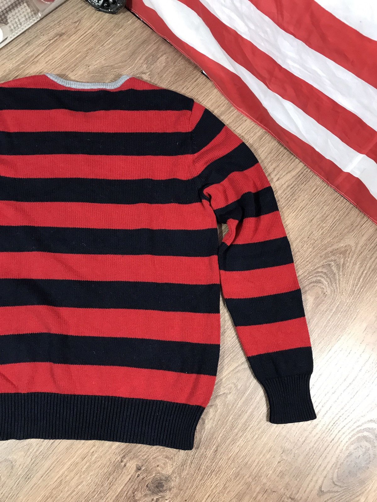 Polo Ralph Lauren × Vintage Vintage Polo Jeans Company Knit Sweater Size US L / EU 52-54 / 3 - 12 Thumbnail