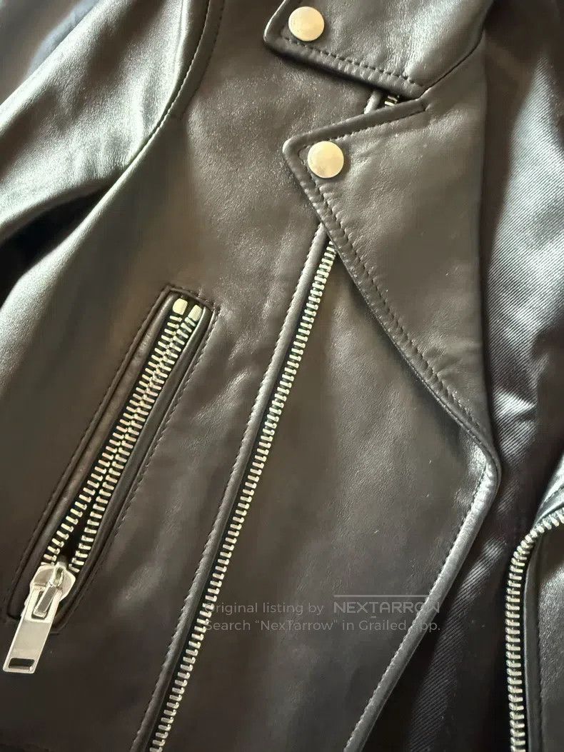 Saint Laurent Paris Saint Laurent Paris Motorcycle leather jacket Size XS / US 0-2 / IT 36-38 - 4 Thumbnail