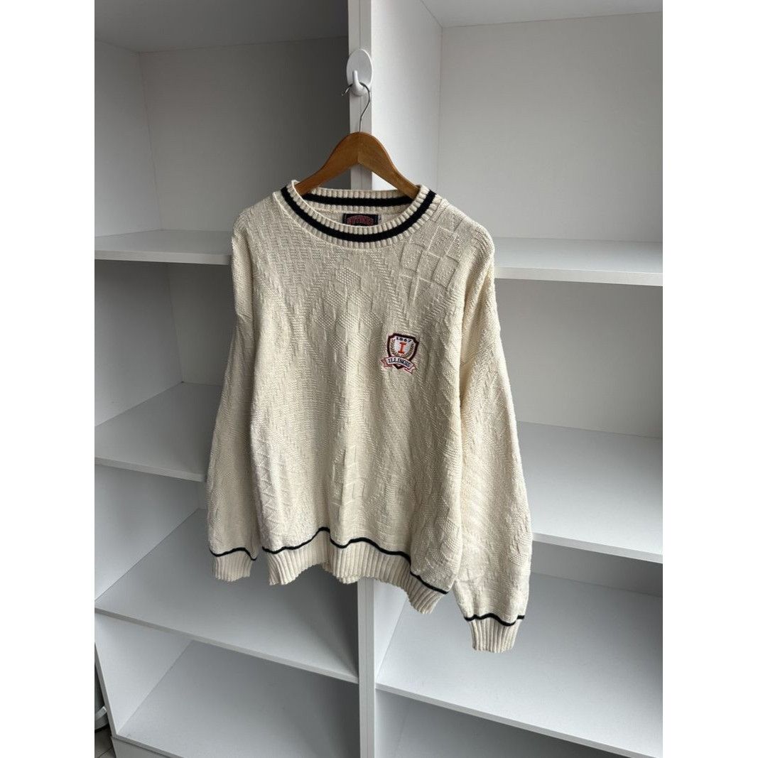 Nutmeg VTG Illinois Nutmeg USA Beige Knitted Sweater Size US L / EU 52-54 / 3 - 3 Thumbnail