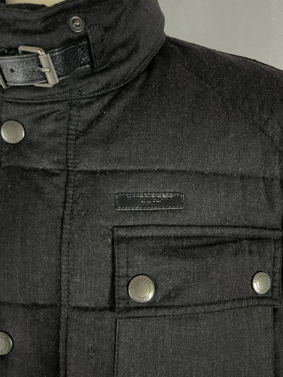 Burberry Burberry Brit Down Jacket Dark Grey Multi Pocket Size US XXL / EU 58 / 5 - 4 Thumbnail