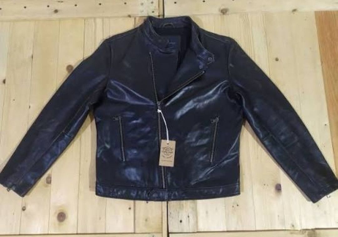 Banana Republic BANANA REPUBLIC LEATHER CAFECTO JACKET Size US L / EU 52-54 / 3 - 1 Thumbnail