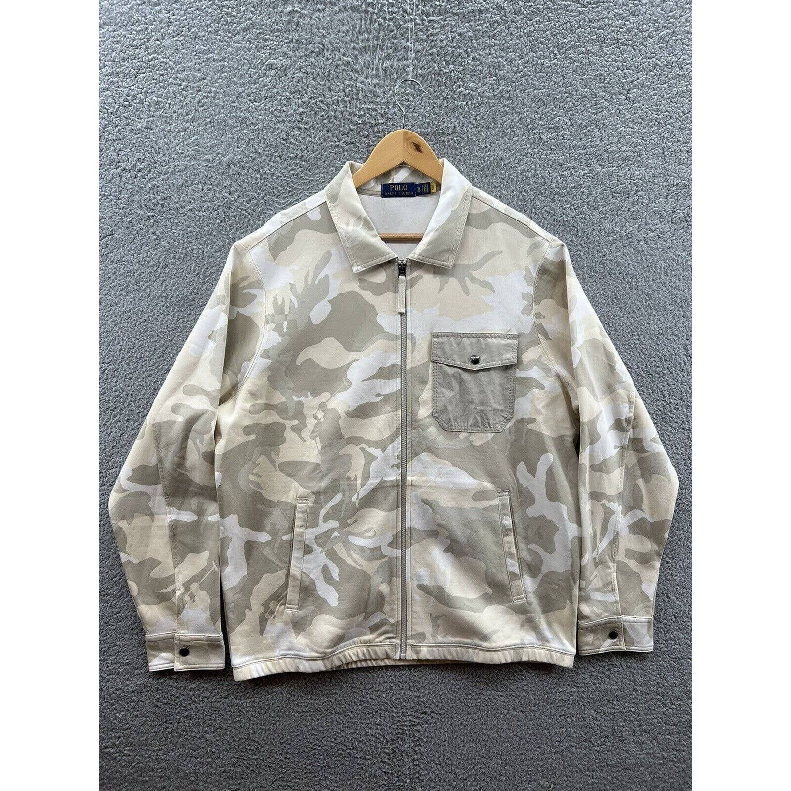 Polo Ralph Lauren Military Army Combat Snow White Camo XL
