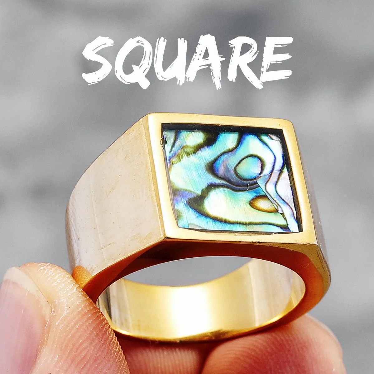 Jewelry Graceful 316L Stainless Steel Ring Size ONE SIZE - 3 Thumbnail