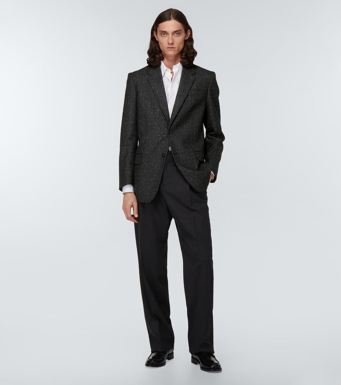 Versace o1y0425 Blazer in Black Size US L / EU 52-54 / 3 - 5 Thumbnail