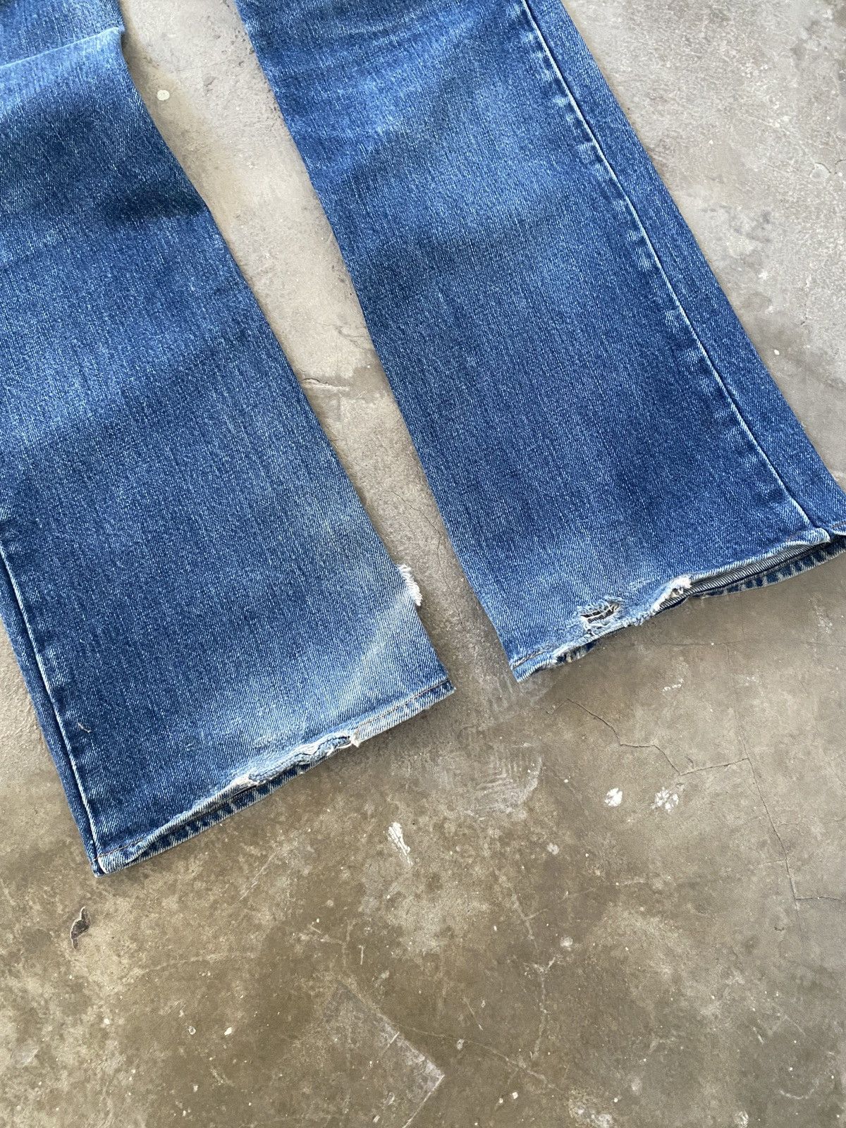 Yves Saint Laurent AW2004 Tom Ford Era YSL Washed Flared Denim Size US 28 / EU 44 - 4 Thumbnail