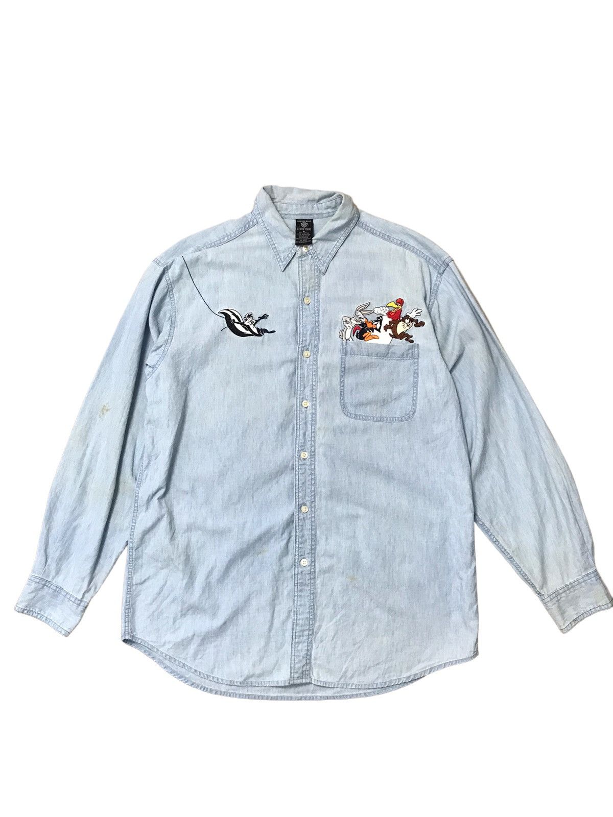 Warner Bros Studio Store Button Polo Tshirt