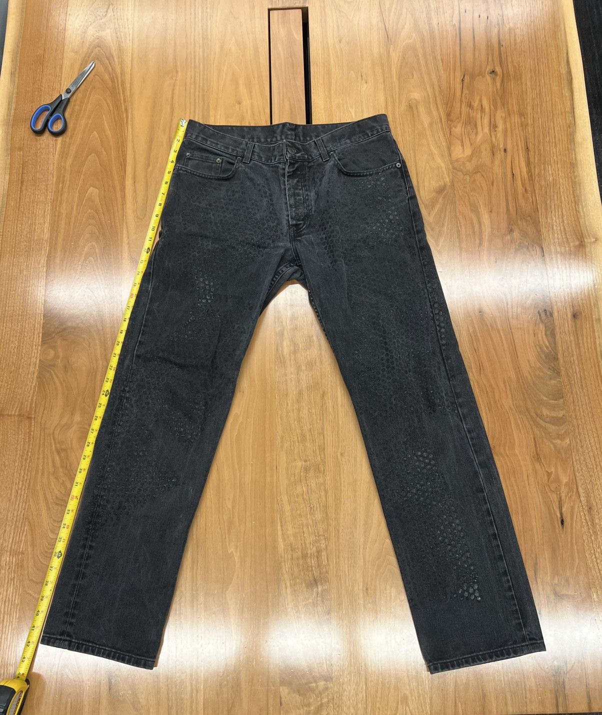 Helmut Lang 2005 Helmut Lang Bubble Wrap Jeans Size US 34 / EU 50 - 2 Thumbnail