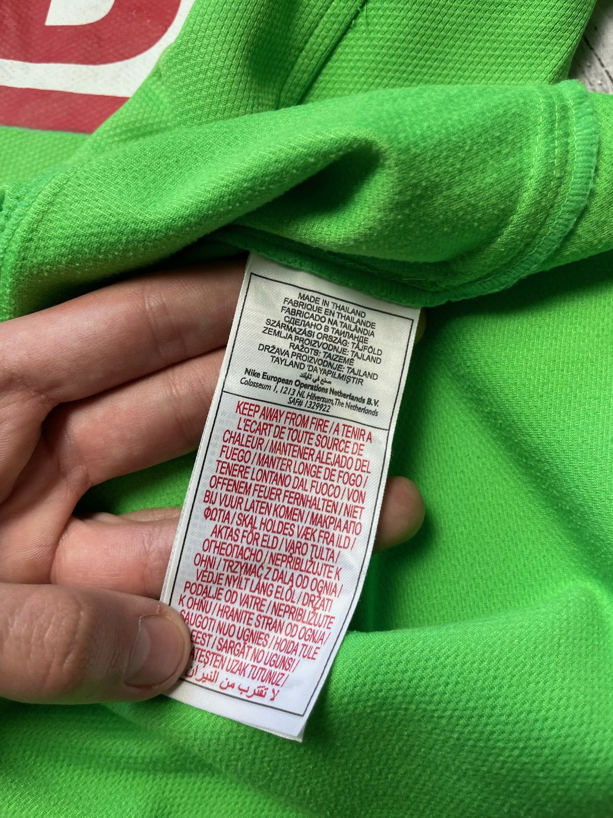 Nike × Vintage Vintage Nike Herta soccer jersey goalkeeper jersey size Xs/S Size US XS / EU 42 / 0 - 7 Thumbnail