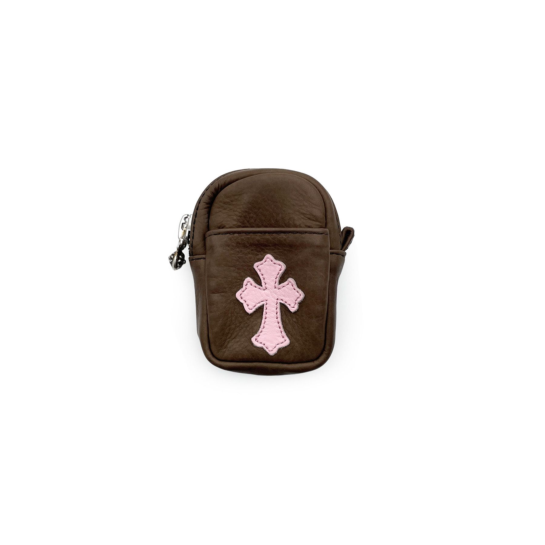 Chrome Hearts Chrome Hearts Brown Cross Patch Airpod Micro Take Wallet Size ONE SIZE - 1 Thumbnail