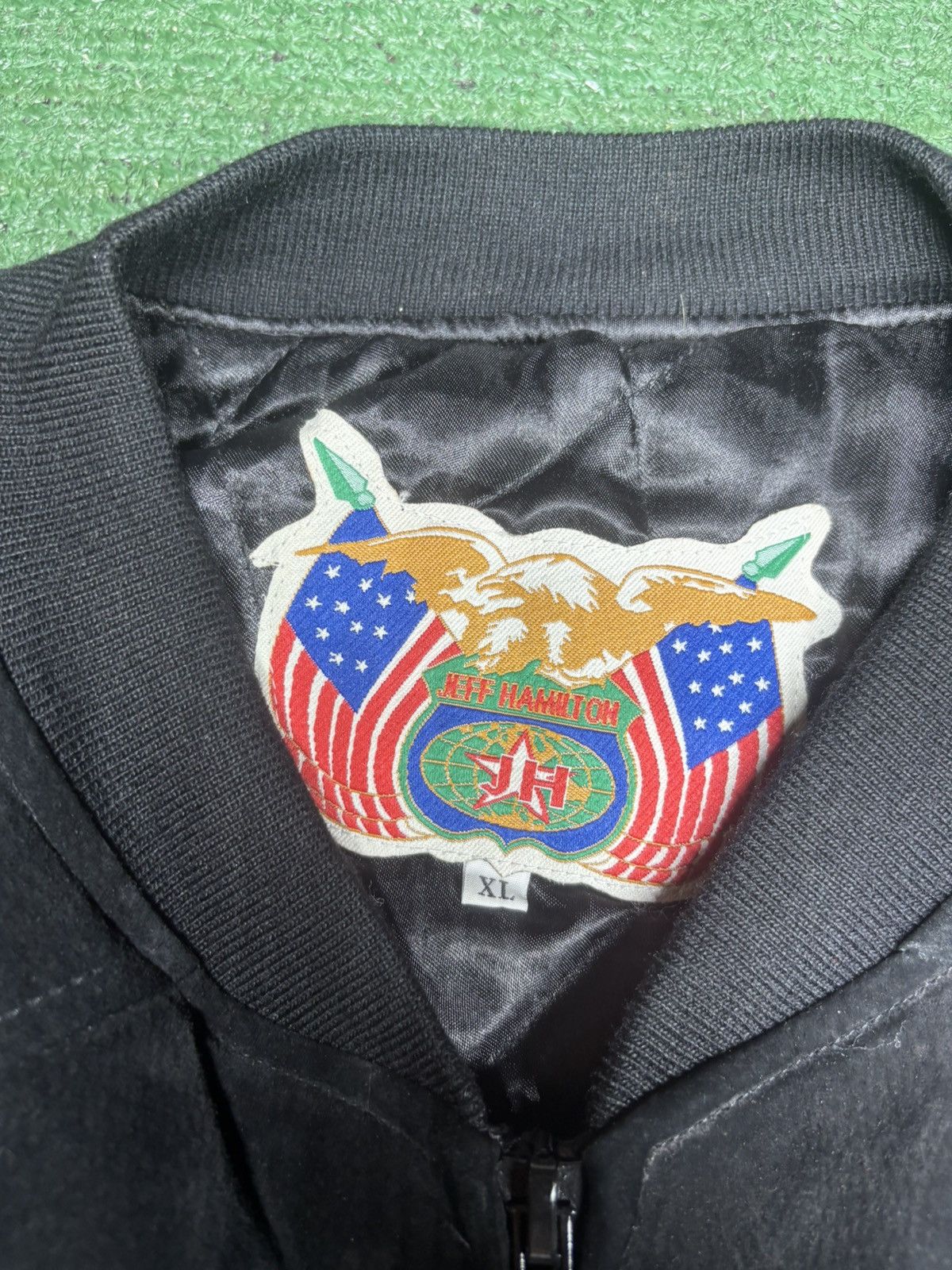 Jeff Hamilton Jeff Hamilton Super Bowl 2001 Bomber Jacket Size XL Suede Size US XL / EU 56 / 4 - 5 Thumbnail