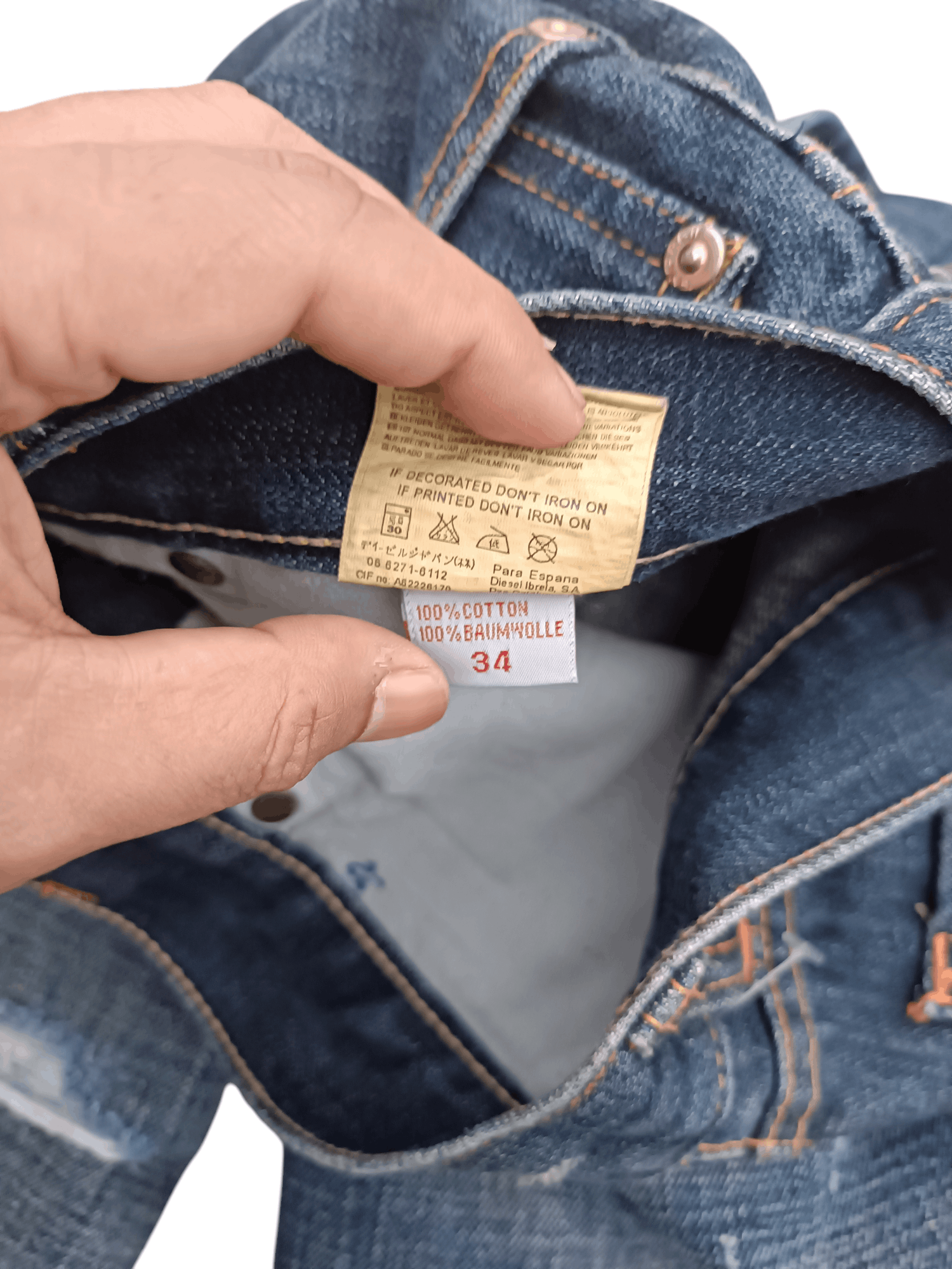 Energie Flare Jeans Energie Distress Faded Boot Cut Y2k Size US 34 / EU 50 - 8 Thumbnail