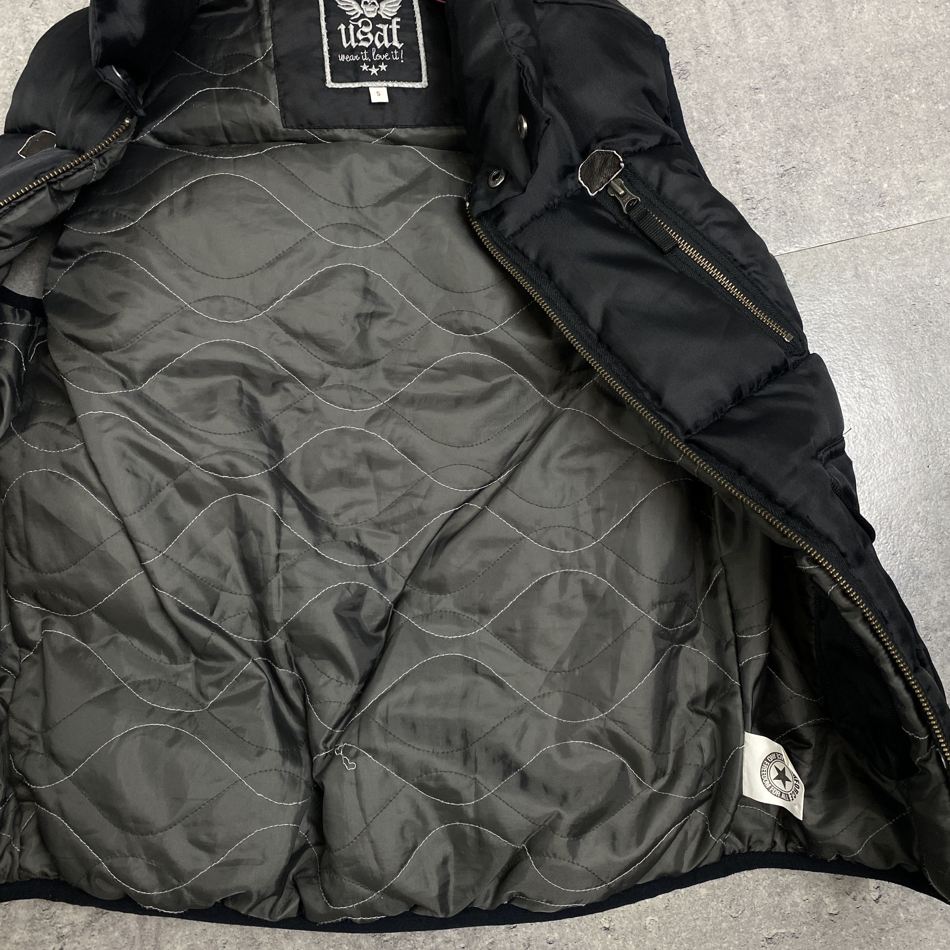Other Puffer Vest US Air Force with embroidery black Size S / US 4 / IT 40 - 3 Thumbnail
