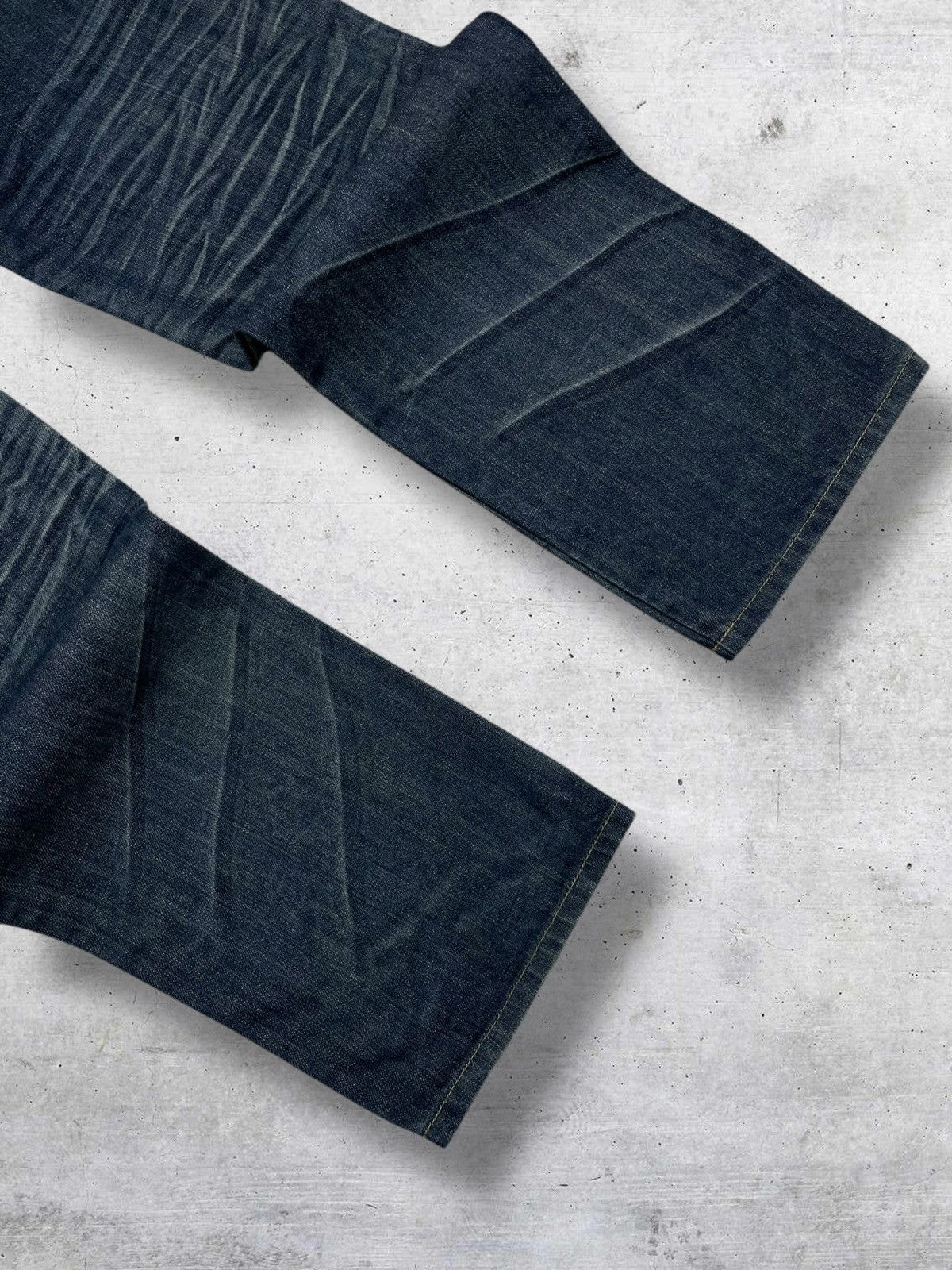Tornado Mart VINTAGE OSAKA TRAIN TRADITIONAL CLASSIC RAW DISTRESSED DENIM Size US 30 / EU 46 - 13 Thumbnail