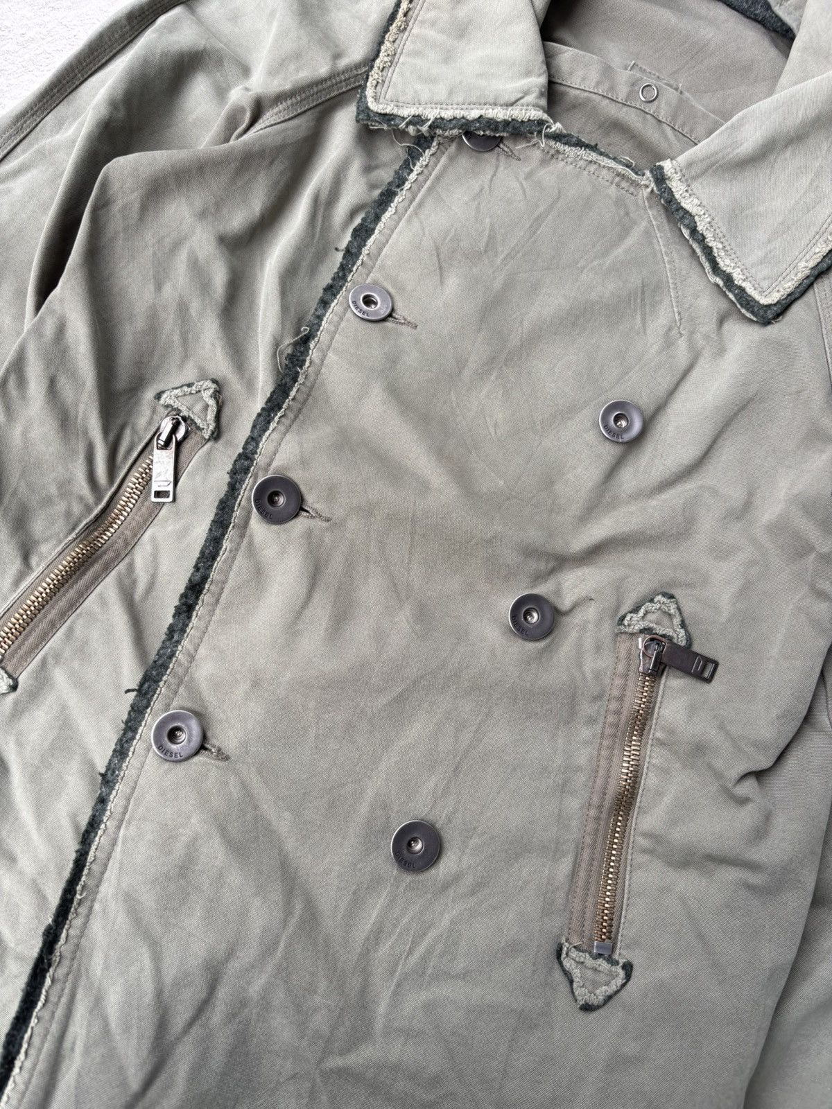 Diesel Y2k diesel parka military jacket Size US M / EU 48-50 / 2 - 4 Thumbnail