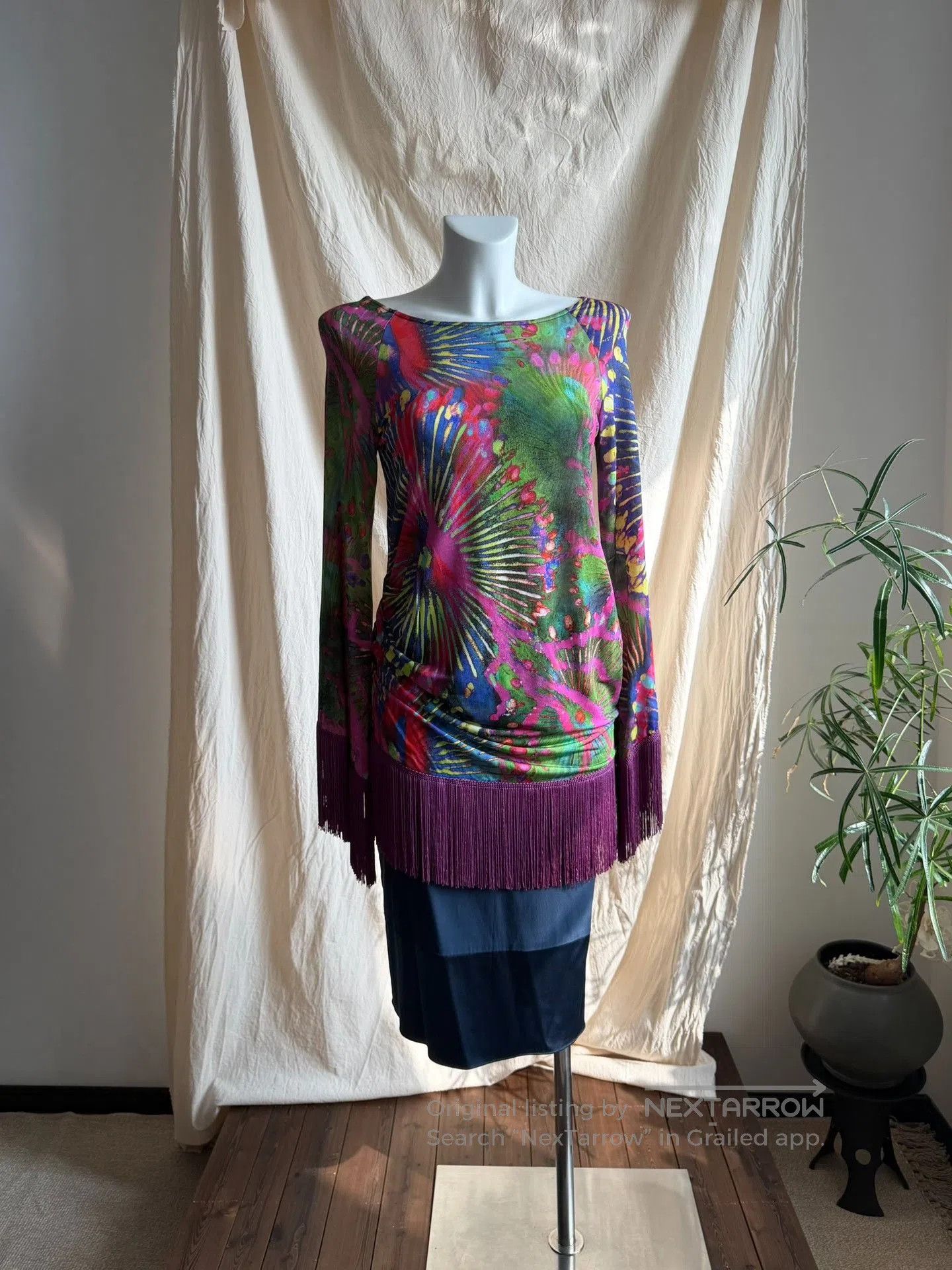 Other Compagnia Italiana Watercolor Ethnic Stretchy Fringe Top. Size M / US 6-8 / IT 42-44 - 1 Thumbnail