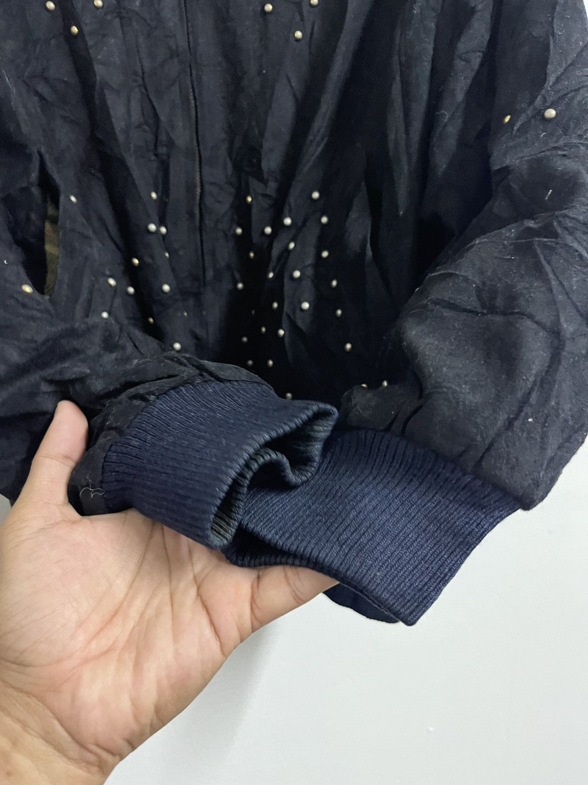 Japanese Brand 💥Liosertan Japan Studded Punk Vintage Velvet Size US L / EU 52-54 / 3 - 6 Thumbnail