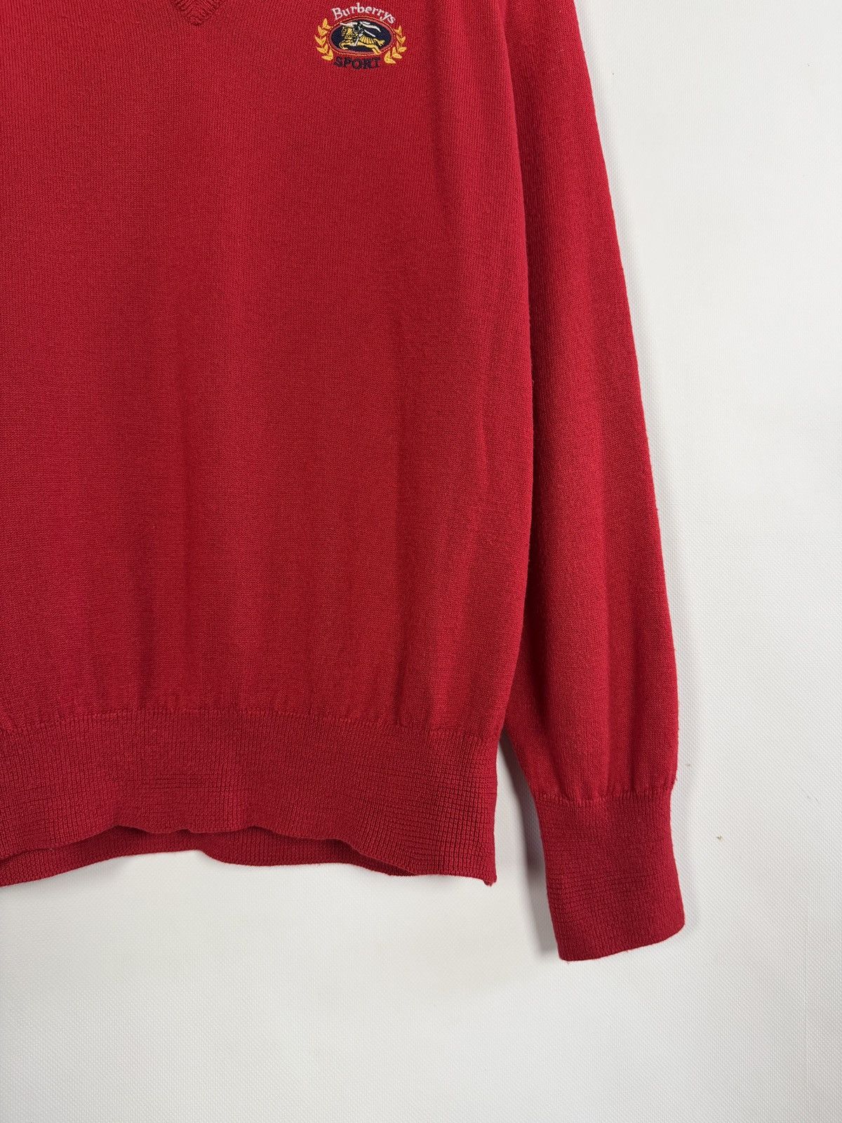 Burberry Burberry Golf Vintage V-Neck Sweater Y2K Pullover Size 40 Size US L / EU 52-54 / 3 - 5 Thumbnail