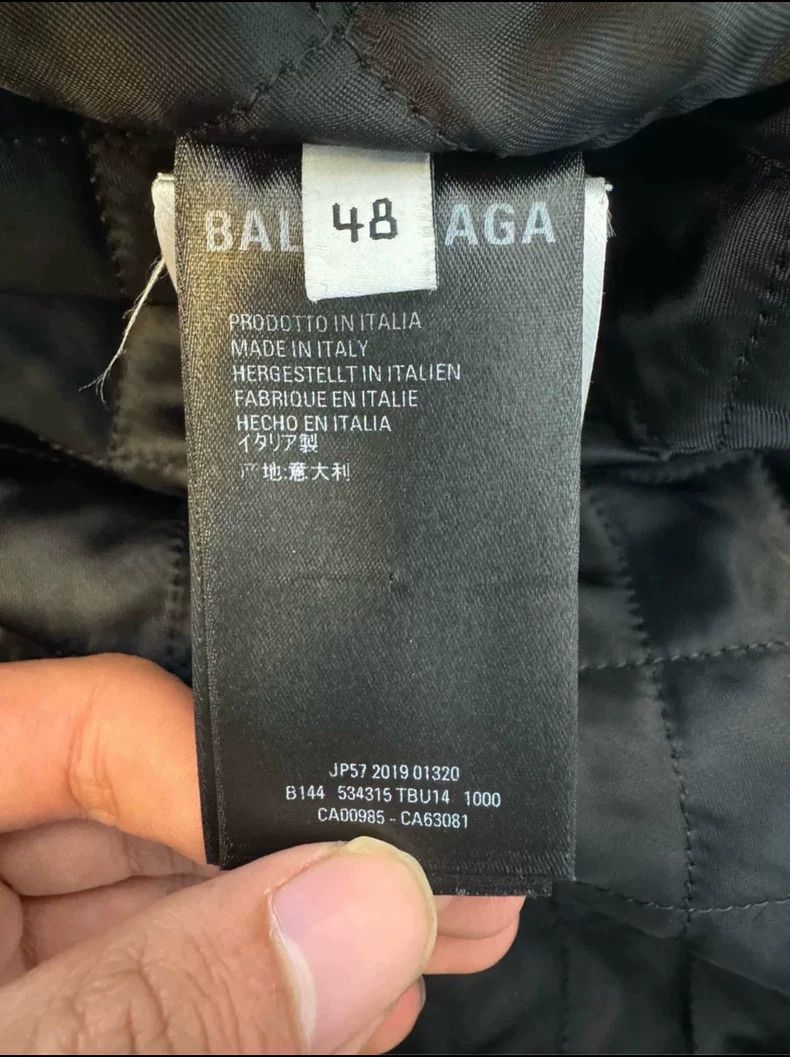 Balenciaga Balenciaga Heavy Black Embroidered Wool Trolley Jacket 2502 Size US M / EU 48-50 / 2 - 5 Thumbnail