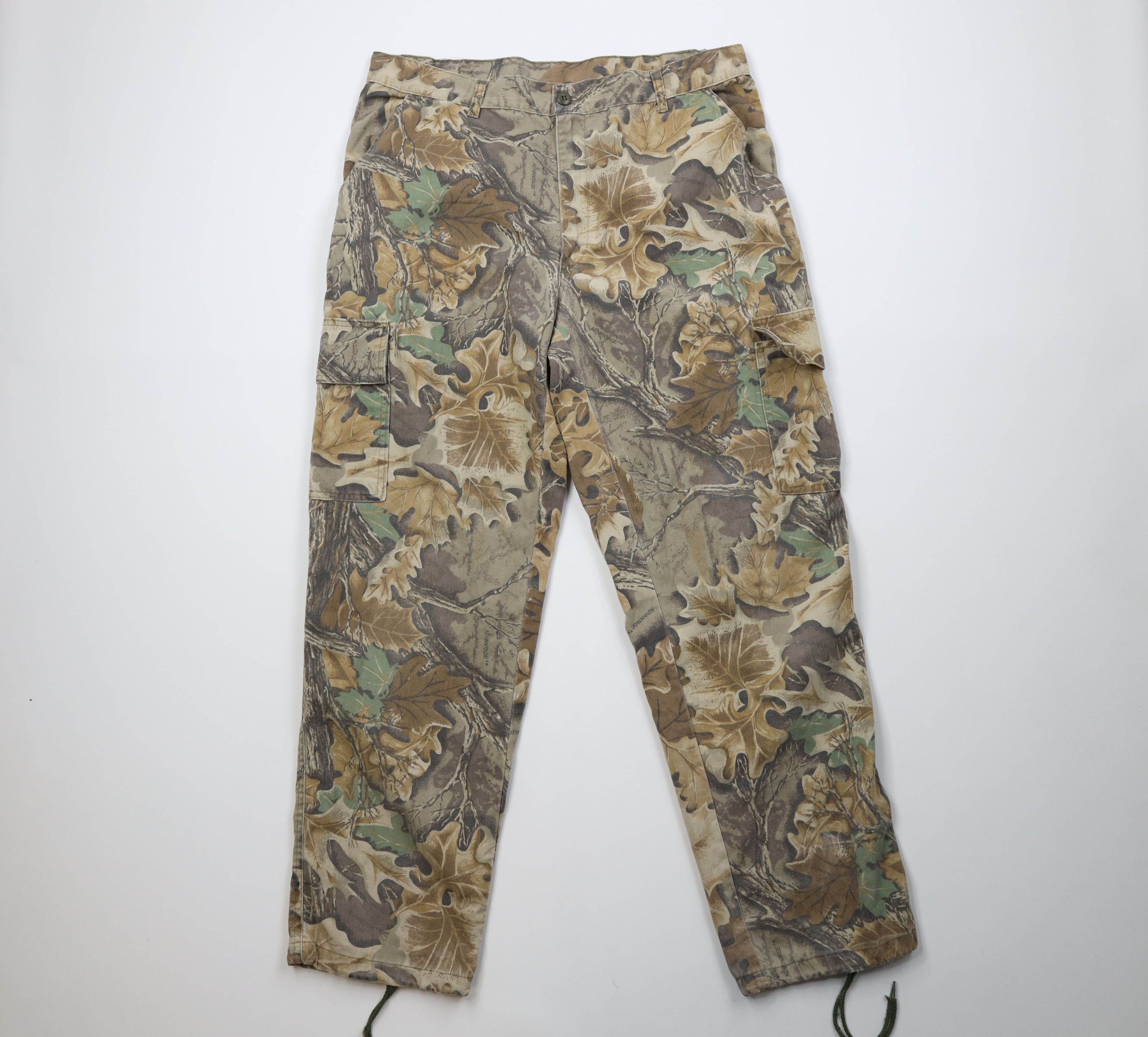 Vintage Vintage 90s Streetwear Camouflage Wide Leg Cargo Pants USA Size US 38 / EU 54 - 1 Thumbnail