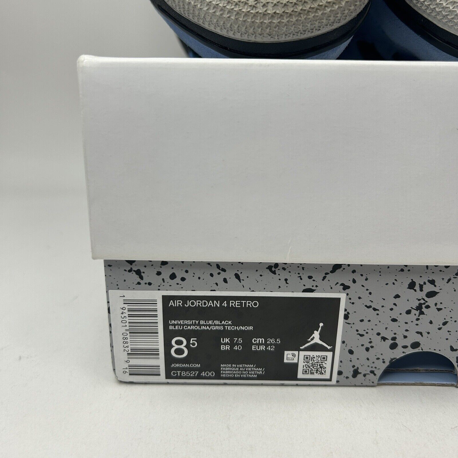 Nike Nike Shoes Air Jordan 4 Retro “University Blue/UNC” 2023 Size US 8.5 / EU 41-42 - 9 Thumbnail