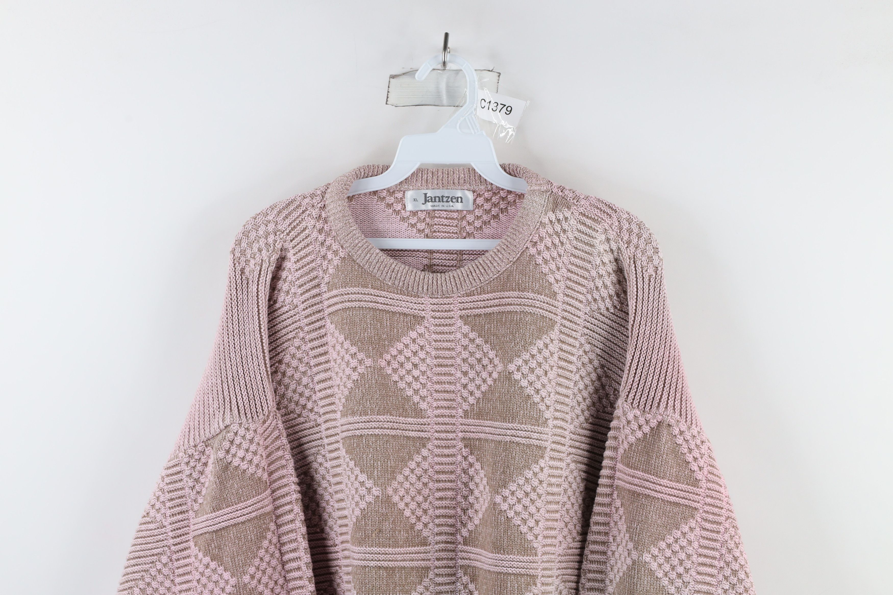 Vintage Vintage 90s Streetwear Heavyweight Ribbed Knit Sweater USA Size XL / US 12-14 / IT 48-50 - 2 Thumbnail