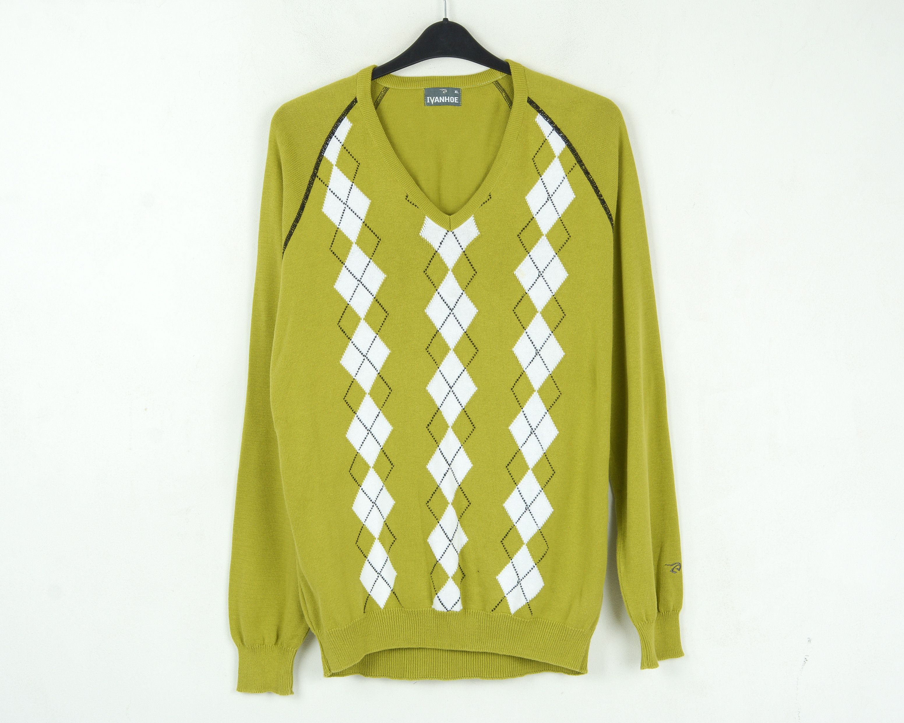 Other IVANHOE Jumper XL Pullover Sweater Knit Diamond Argyle Size US XL / EU 56 / 4 - 1 Thumbnail