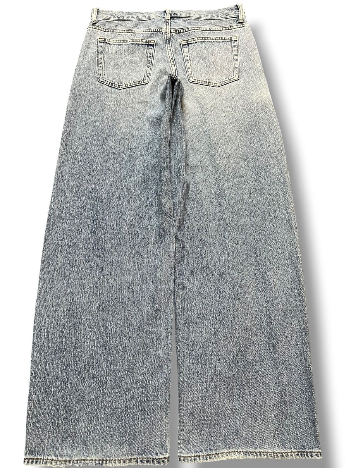 GU Vintage Gu Baggy Faded Denim Size US 30 / EU 46 - 5 Thumbnail