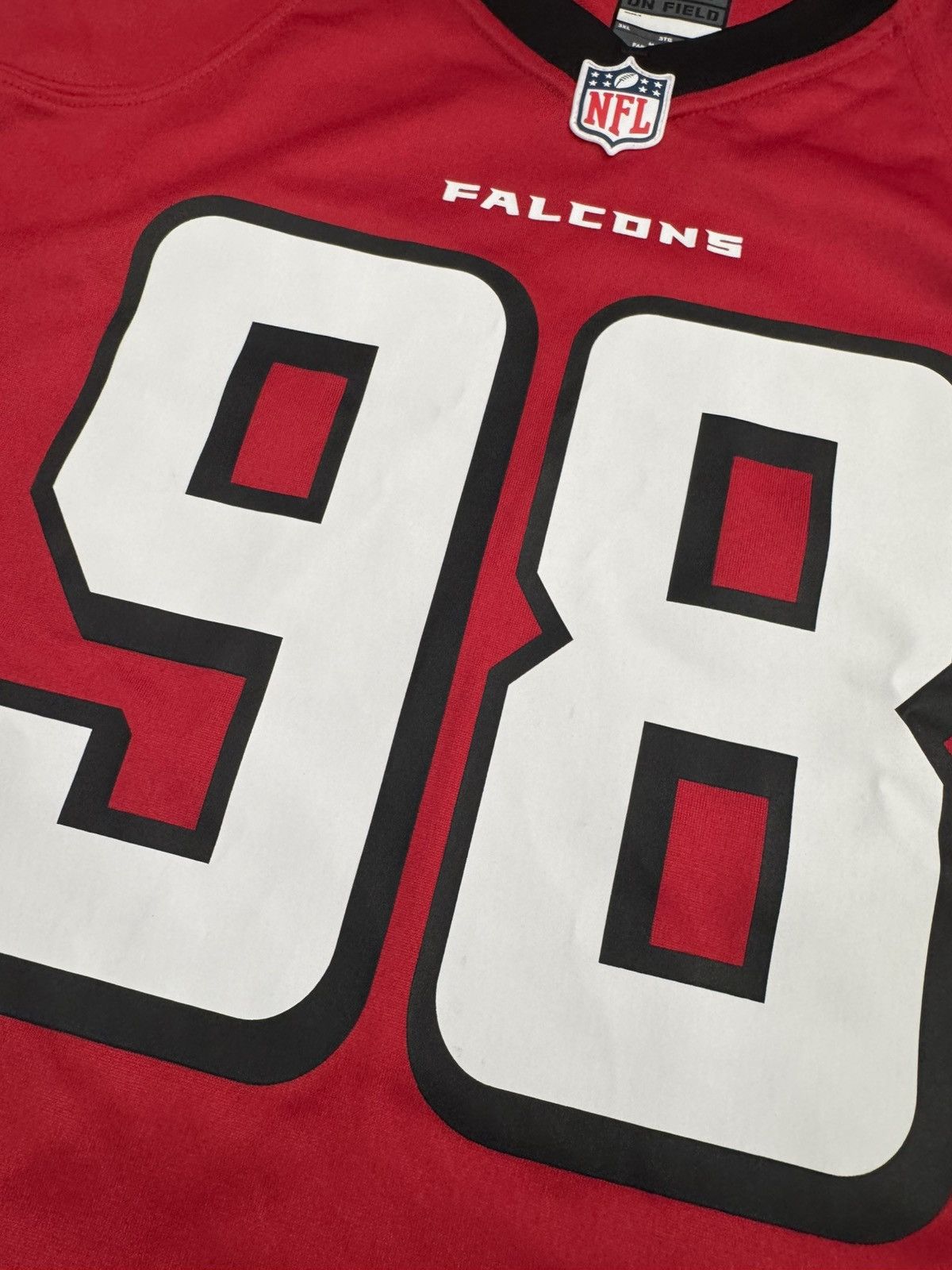 Nike 3XL Atlanta Falcons Takkarist McKinley #98 NFL Game Jersey Size US XXL / EU 58 / 5 - 4 Thumbnail