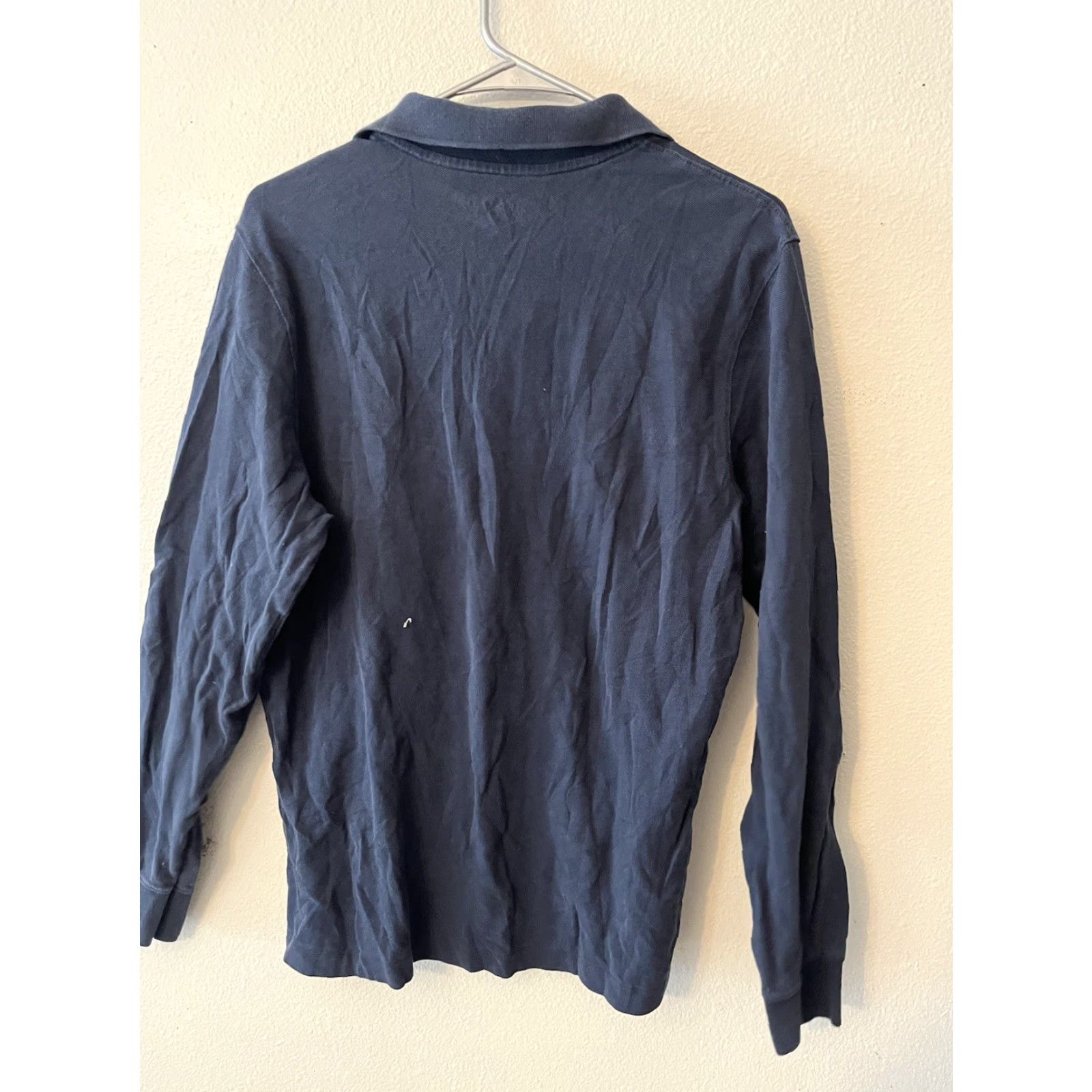 Vineyard Vines Vineyard Vines Mens Polo Shirt Cotton Long Sleeve Solid Blue Small Size US S / EU 44-46 / 1 - 3 Thumbnail