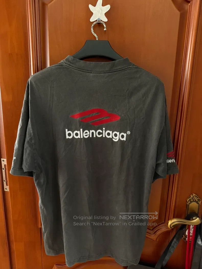 Balenciaga Balenciaga 3b Embroidery Logo Short Sleeve Size US S / EU 44-46 / 1 - 2 Thumbnail