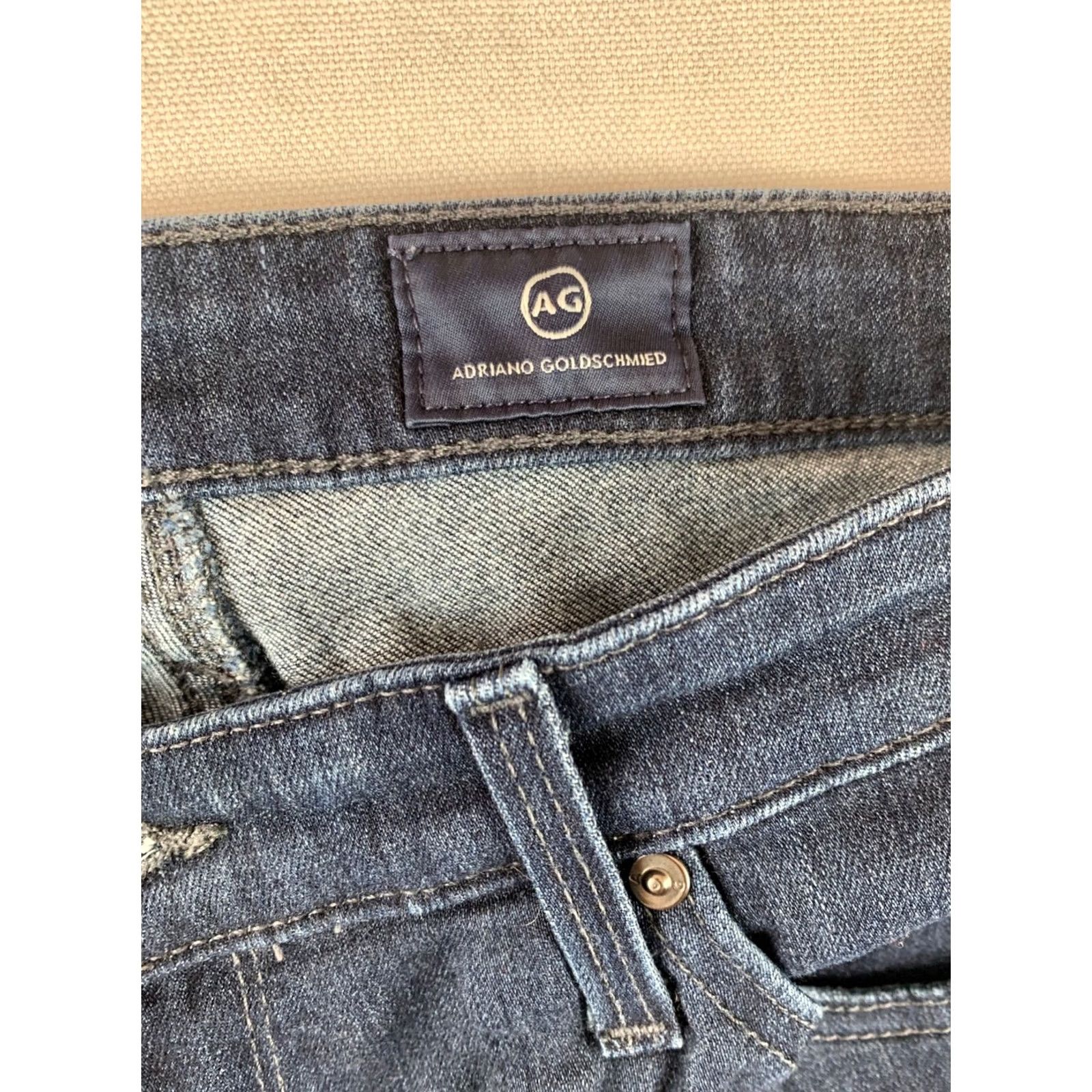 Vintage VINTAGE ADRIANO GOLDSCHMIED JEANS WOMENS Jeans Women Sm The Legging Super Skinny Ankle 30X29 Blue 30X29 Womens Jeans Skinny Size 29" - 5 Thumbnail