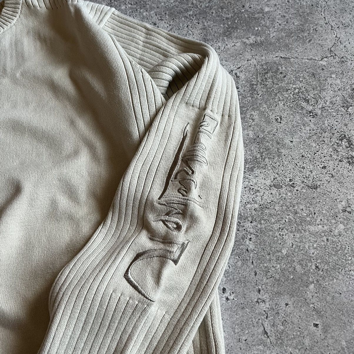 20471120 × If Six Was Nine × Quiksilver Vintage Avantgarde Quiksilver Sleeve Logo Knitwear Sweater Size US XL / EU 56 / 4 - 5 Thumbnail