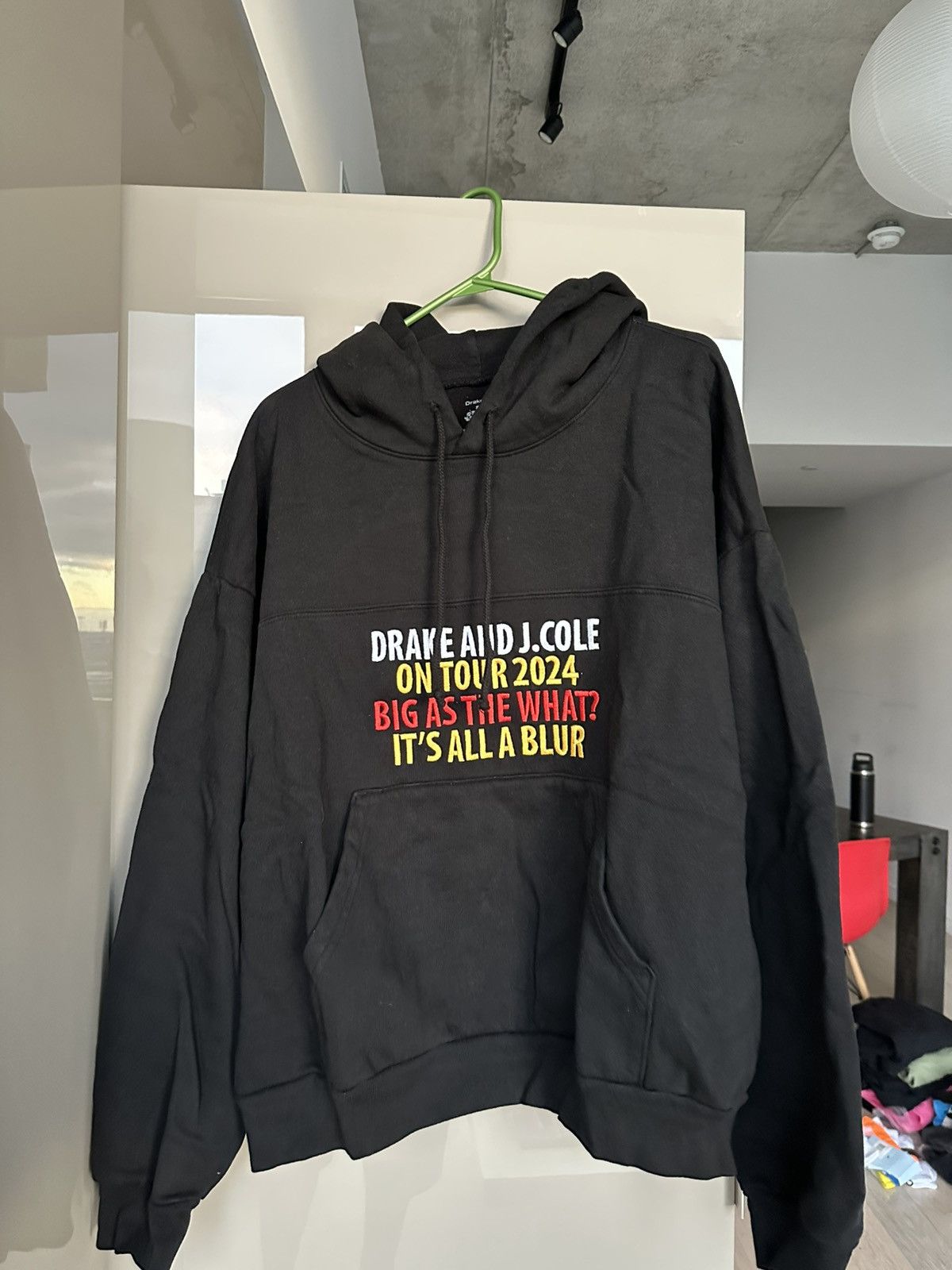Drake Drake J Cole Big As the What Tour Hoody Black Size US L / EU 52-54 / 3 - 2 Thumbnail