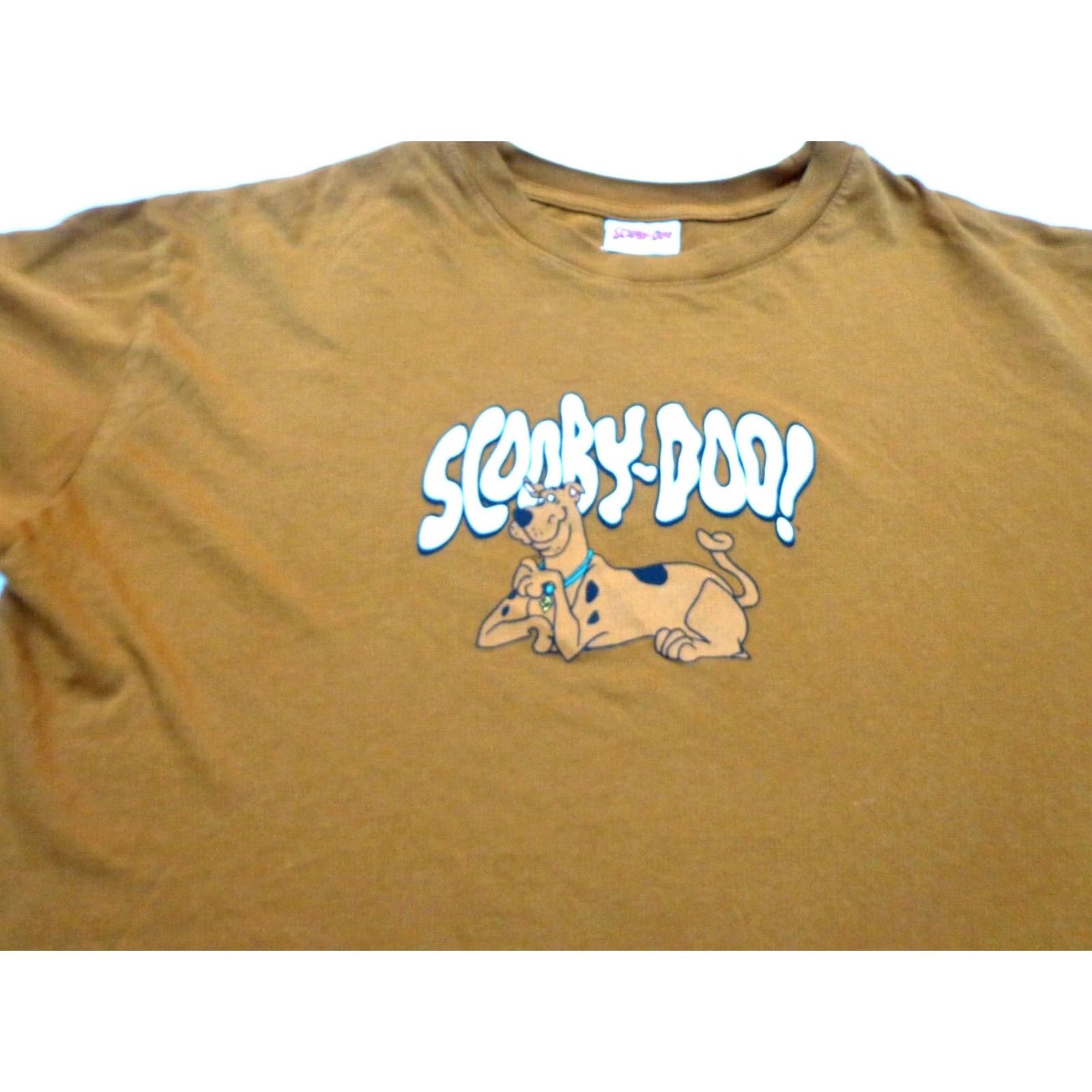 Vintage Scooby Doo Brown T Shirt Oversized Relaxed Boyfriend Ladies Small FLAWS Size S / US 4 / IT 40 - 2 Thumbnail