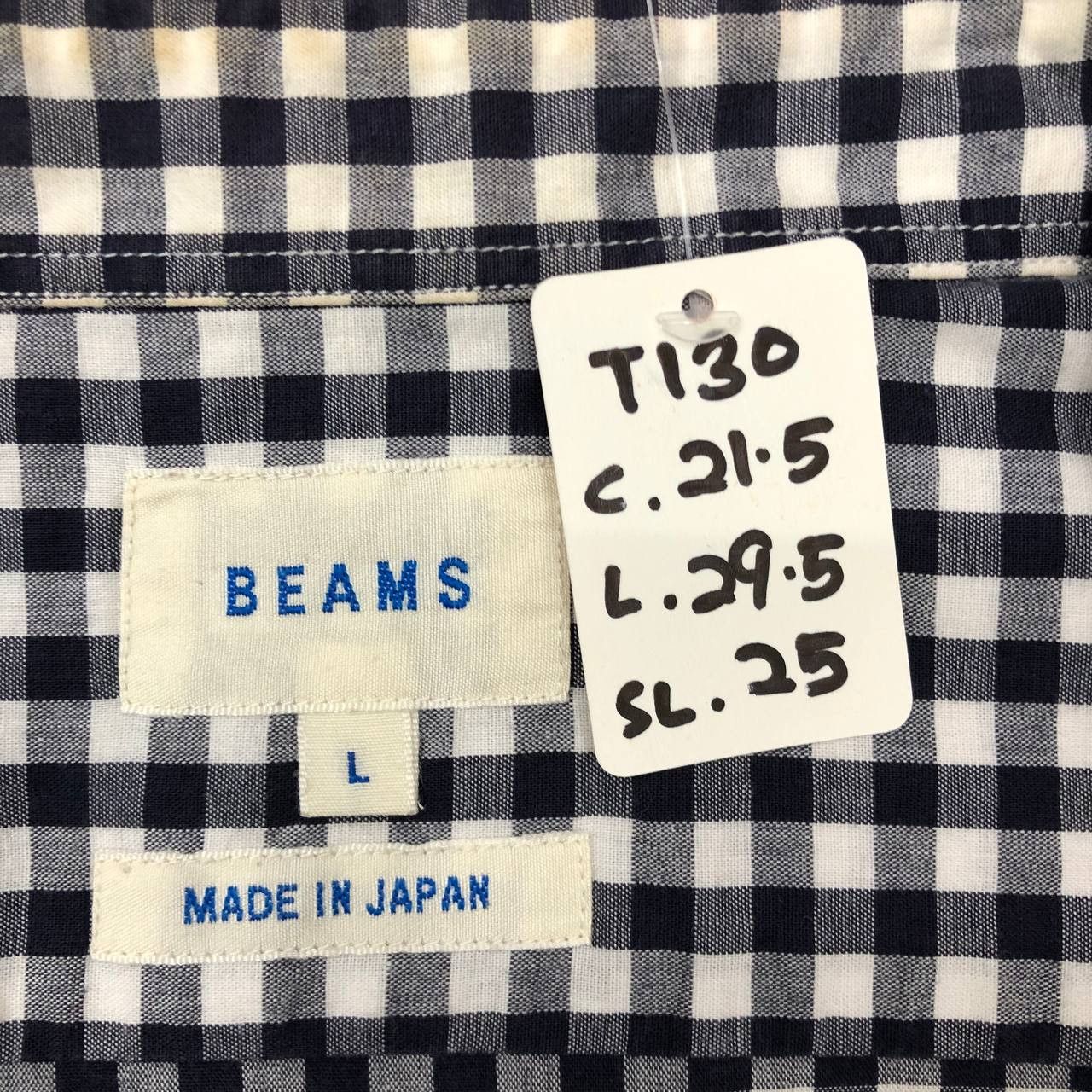 Beams Plus × Japanese Brand T130 BEAMS MADE IN JAPAN PLAID SHIRTS Size US L / EU 52-54 / 3 - 9 Thumbnail