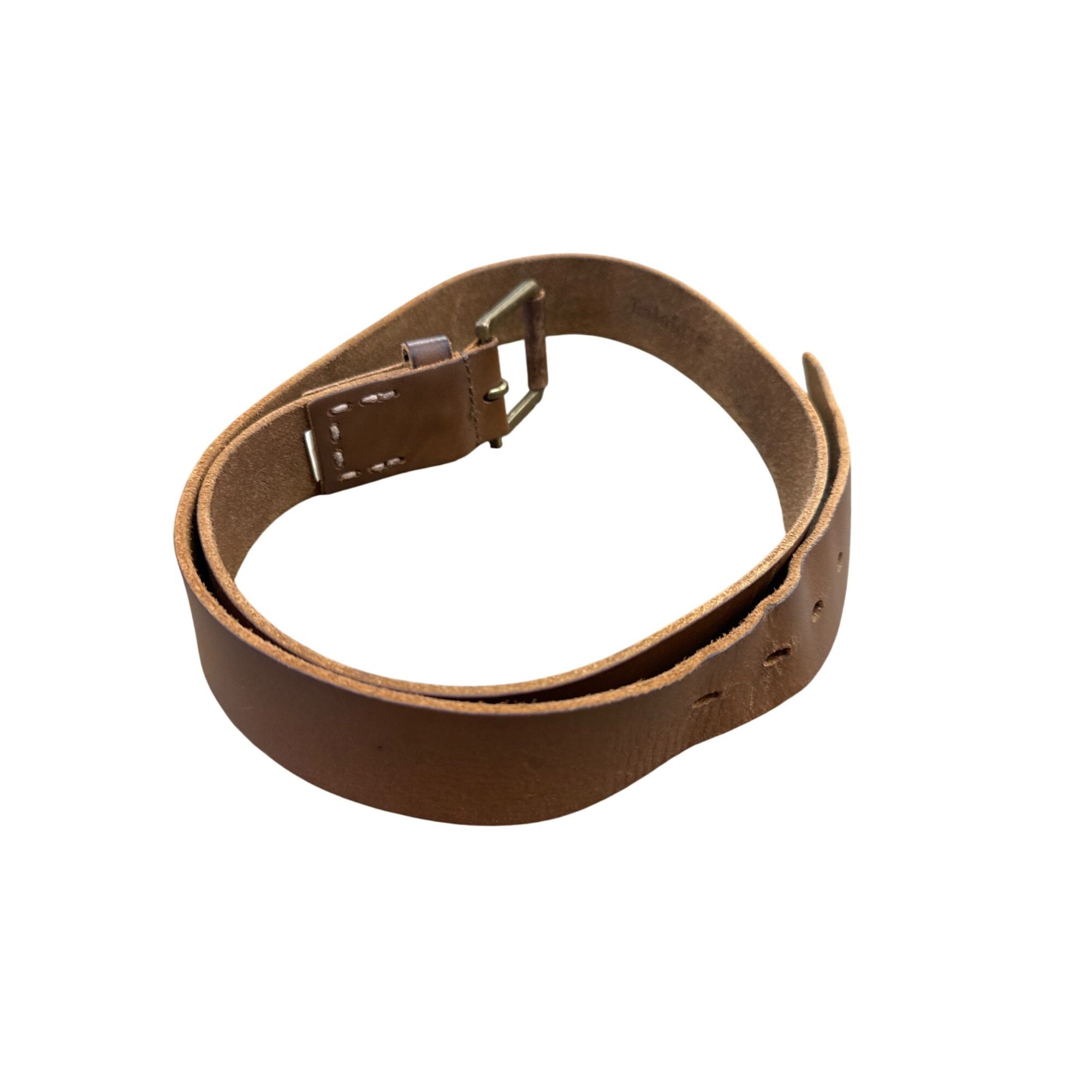 Timberland Brown Leather Mens Belt 40"x1.5" By Timberland SKU 6944 Size 40 - 3 Thumbnail