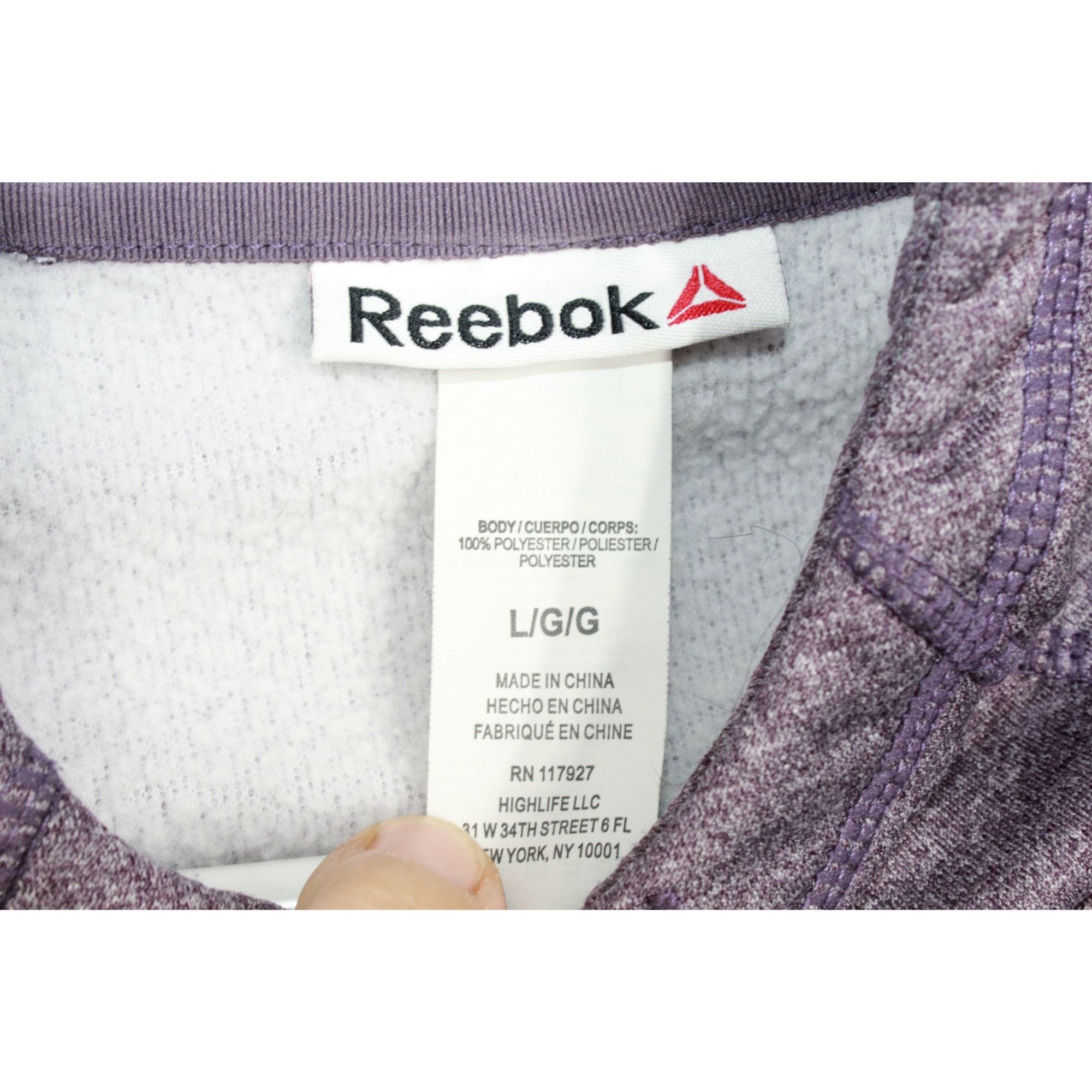 Reebok Reebok Purple Athleisure Hoodie Women’s Sweatshirt Size L Size L / US 10 / IT 46 - 7 Thumbnail