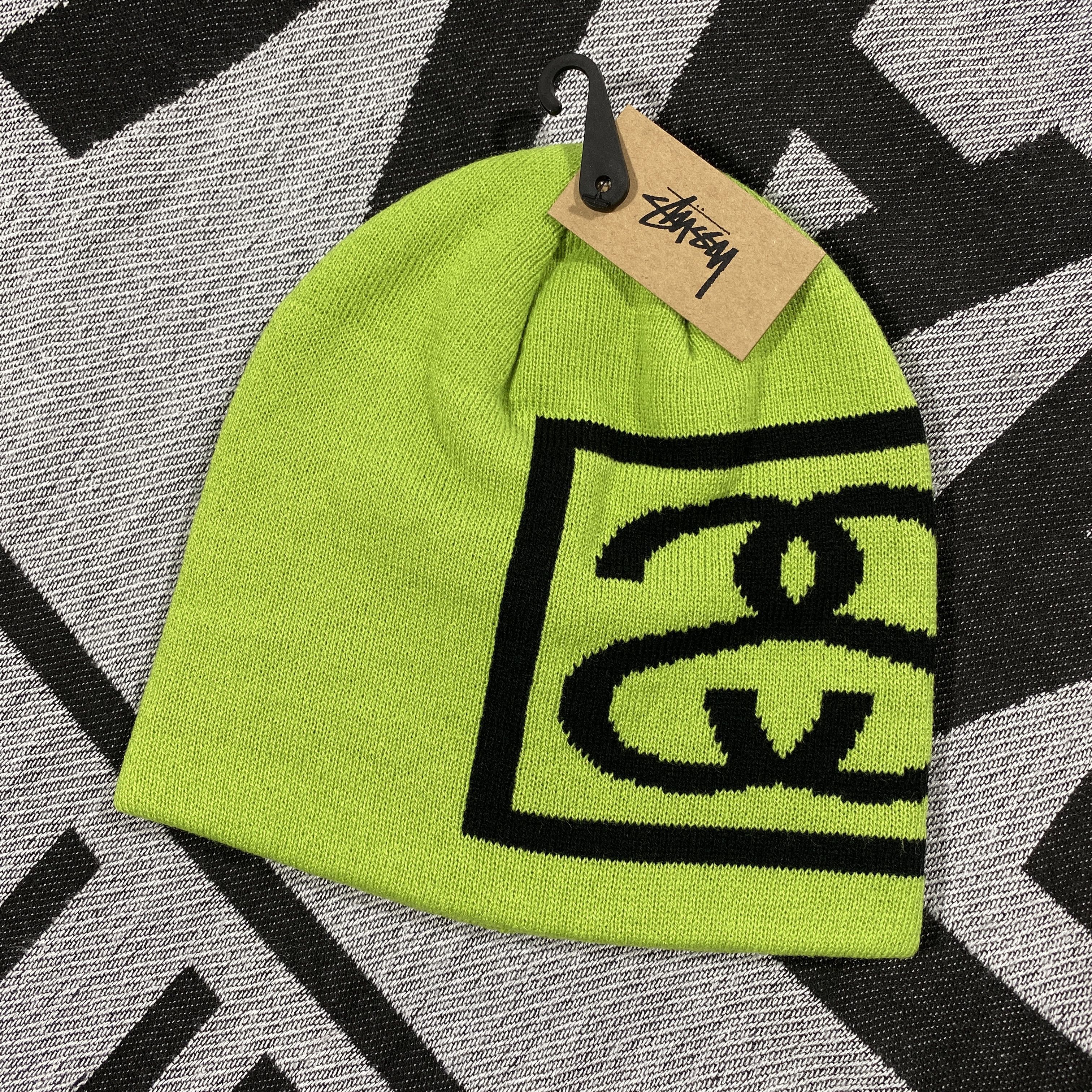 Stussy Stussy Crochet Checker Beanie Olive | Grailed