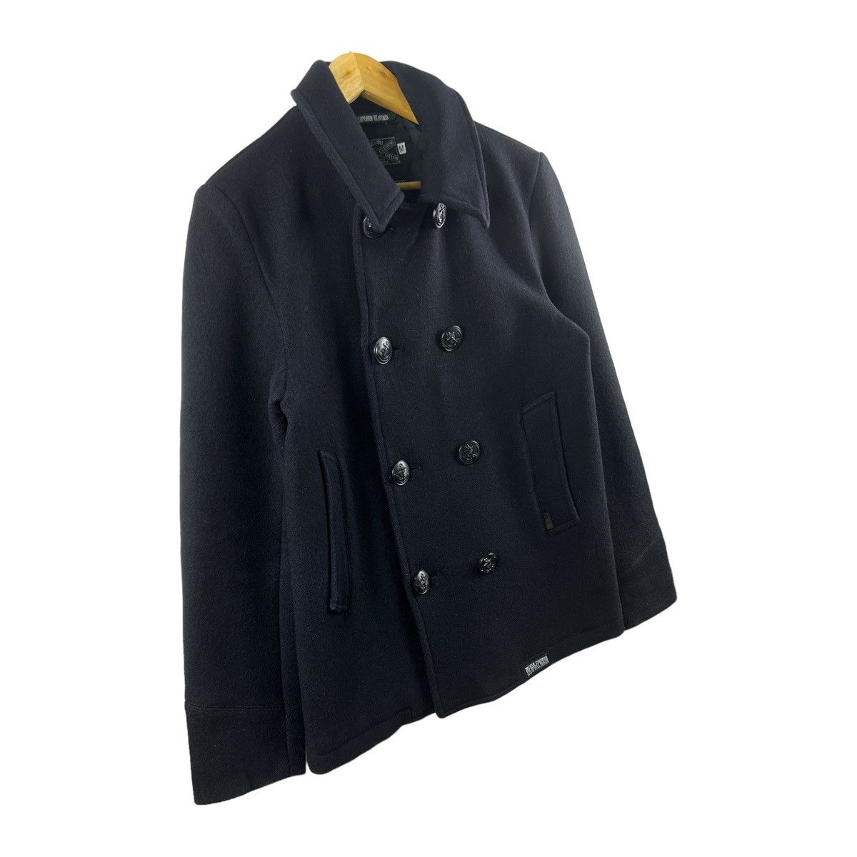 Japanese Brand 🔥 DELUXE CLOTHING STREET TAILOR MILITARY STYLE PEACOAT - M Size US S / EU 44-46 / 1 - 4 Thumbnail