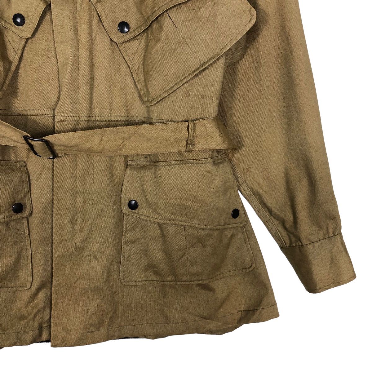 Japanese Brand Vintage Cargo Inspector Jacket Slant Pocket Military Nakata Size US L / EU 52-54 / 3 - 4 Thumbnail