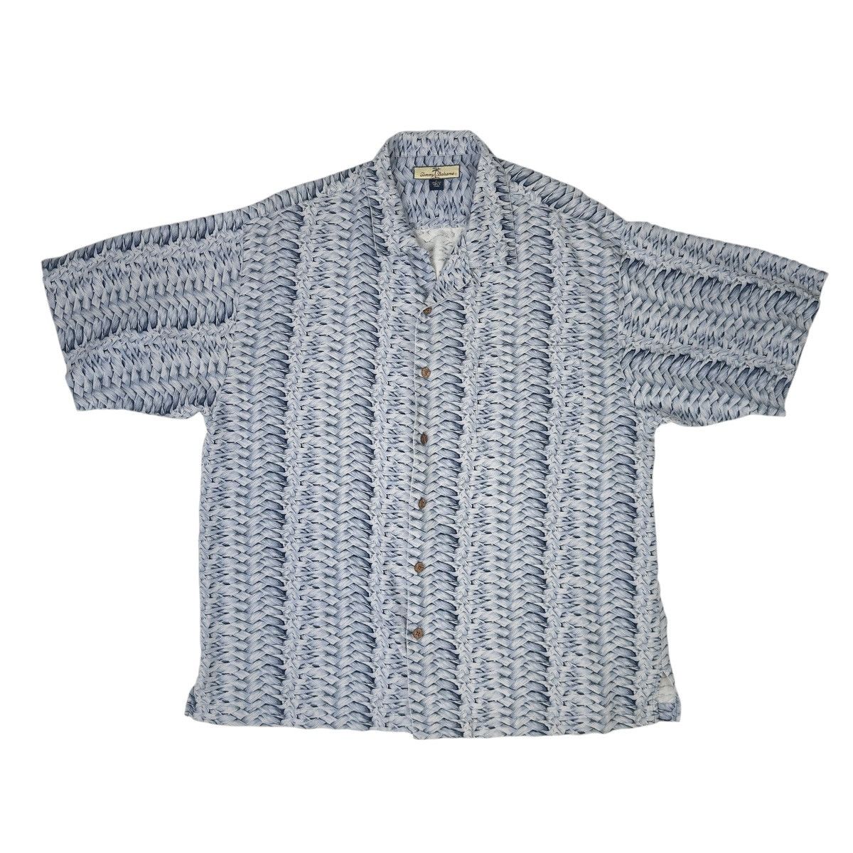 Tommy Bahama Tommy Bahama Shirt XL Floral Silk Hawaiian Pineapple Print Size US XL / EU 56 / 4 - 2 Thumbnail