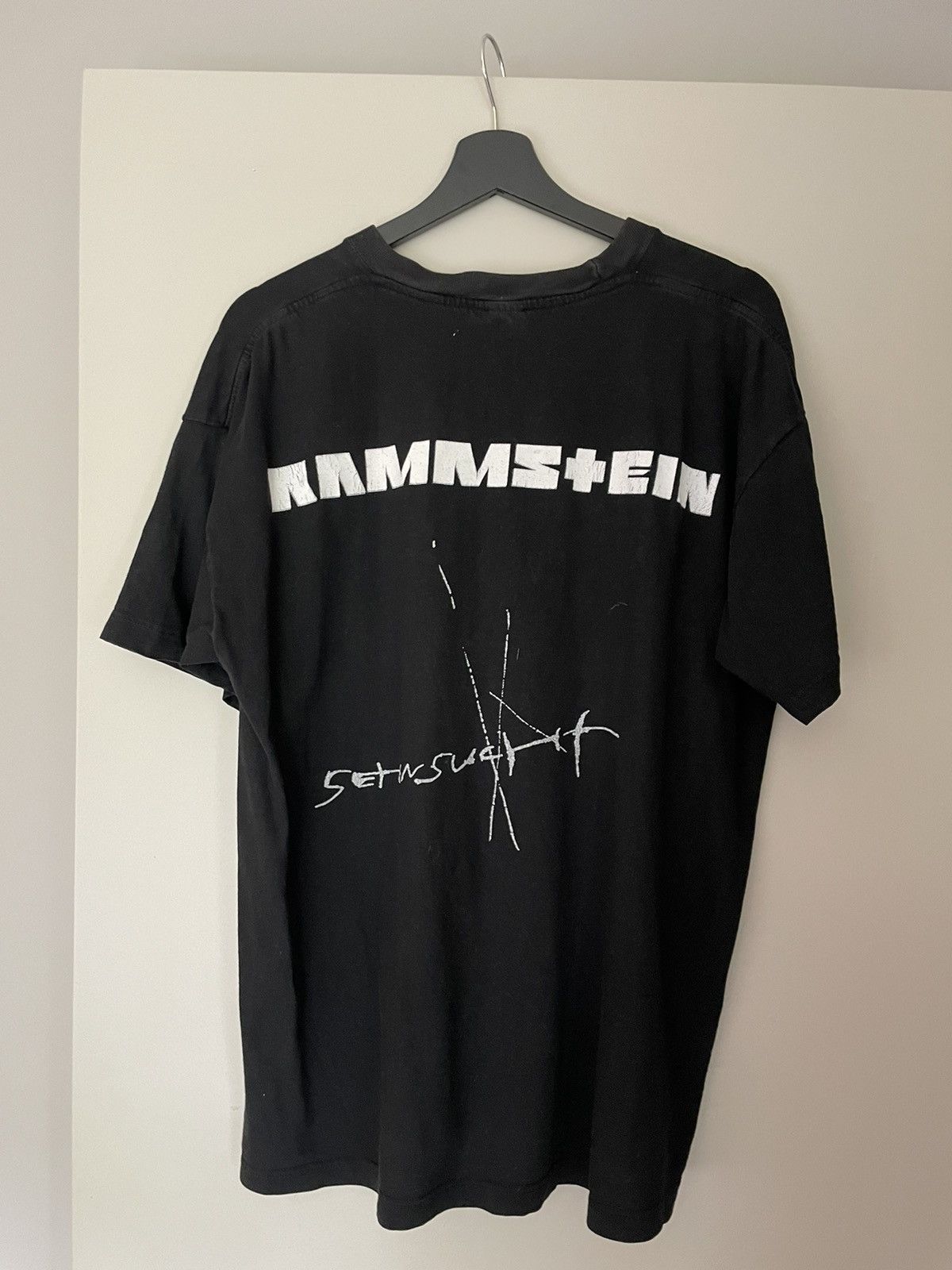 Band Tees × Vintage 1997 Rammstein Sehnsucht Tee Size US XL / EU 56 / 4 - 3 Thumbnail