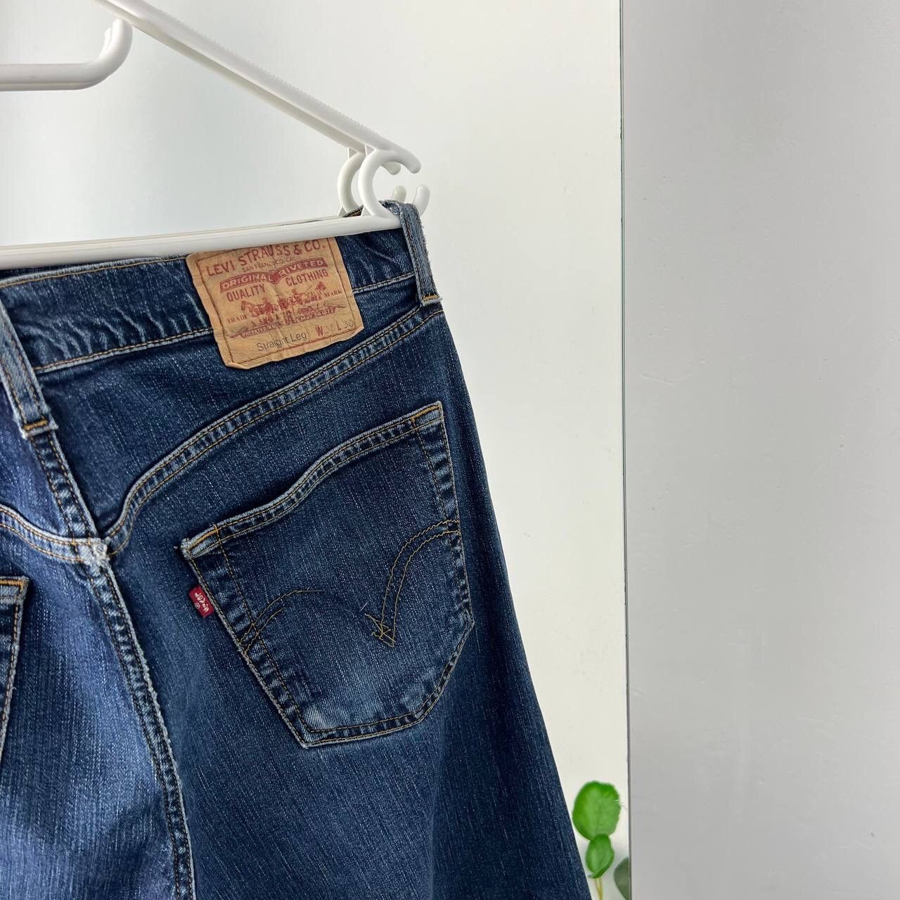 Levi's Y2K Levi’s Straight Led Vintage Pants Jeans Baggy Denim Size US 38 / EU 54 - 3 Thumbnail