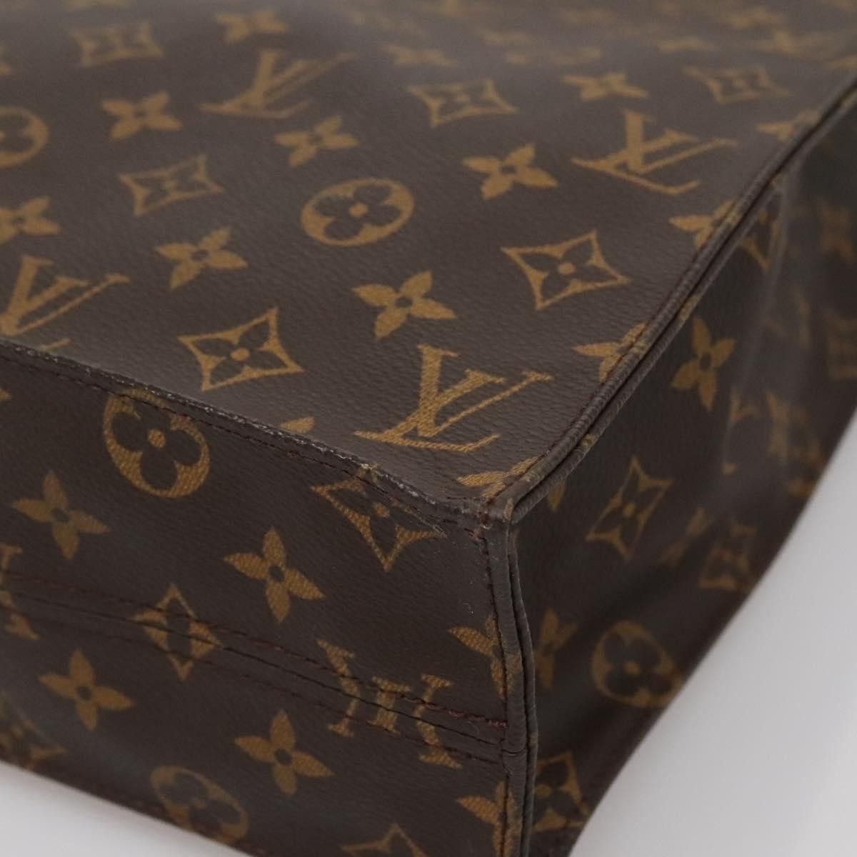 Louis Vuitton LOUIS VUITTON Monogram Sac Plat Hand Bag M51140 Size ONE SIZE - 9 Thumbnail