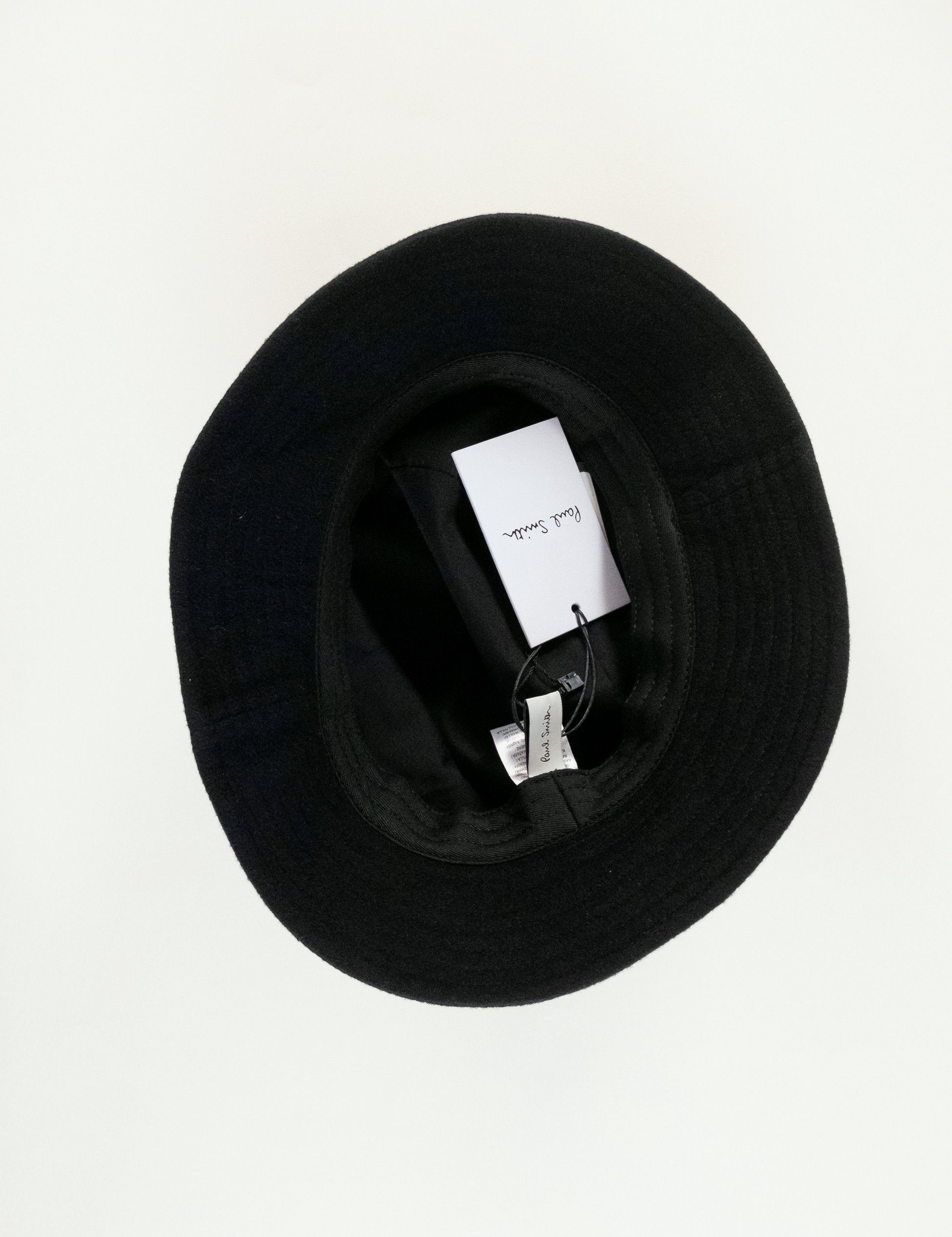 Paul Smith PAUL SMITH black cashmere wool stripe bucket hat Medium Size ONE SIZE - 7 Thumbnail